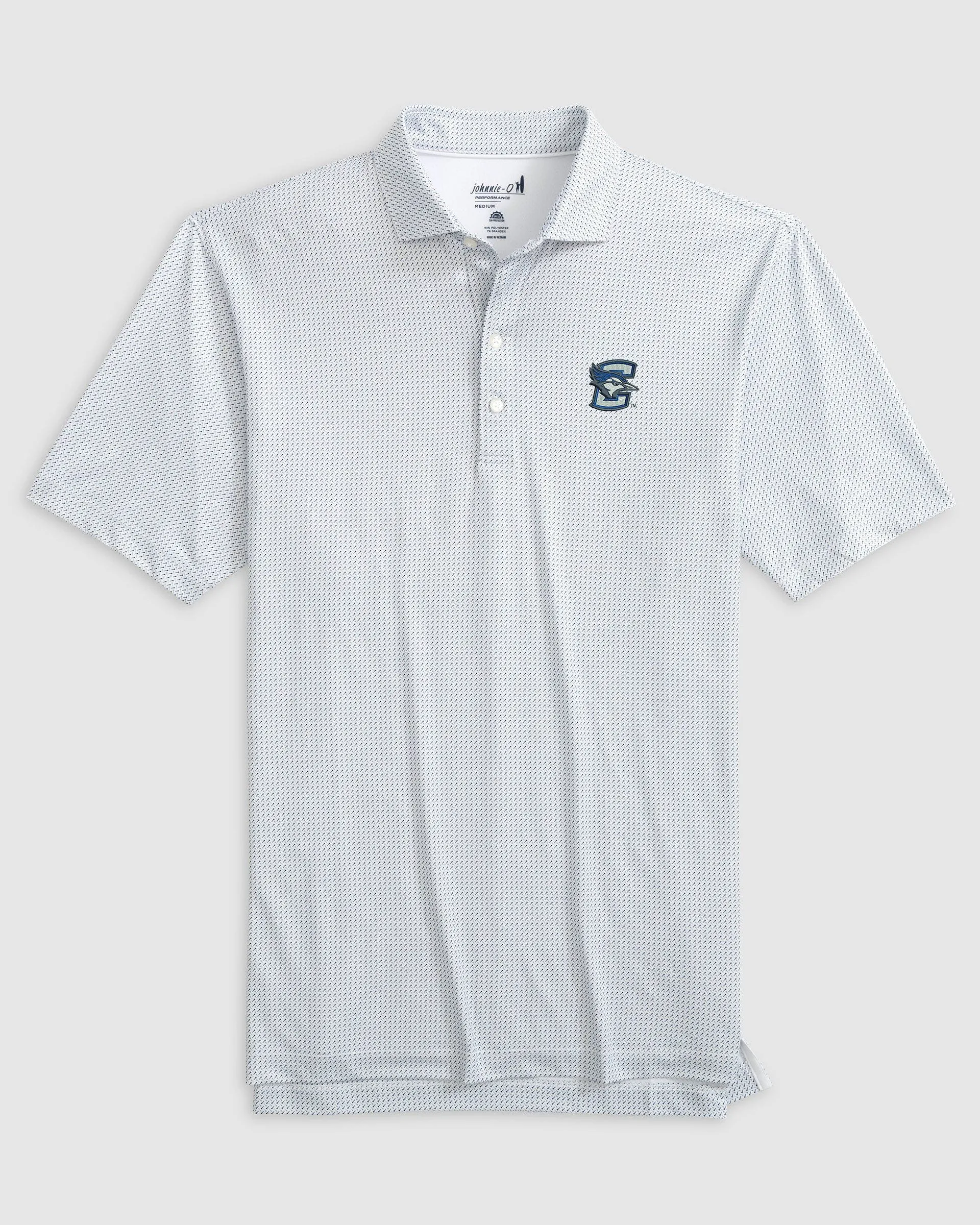 Creighton Tee Time Printed Performance Jersey Polo sold by Johnnie-O
