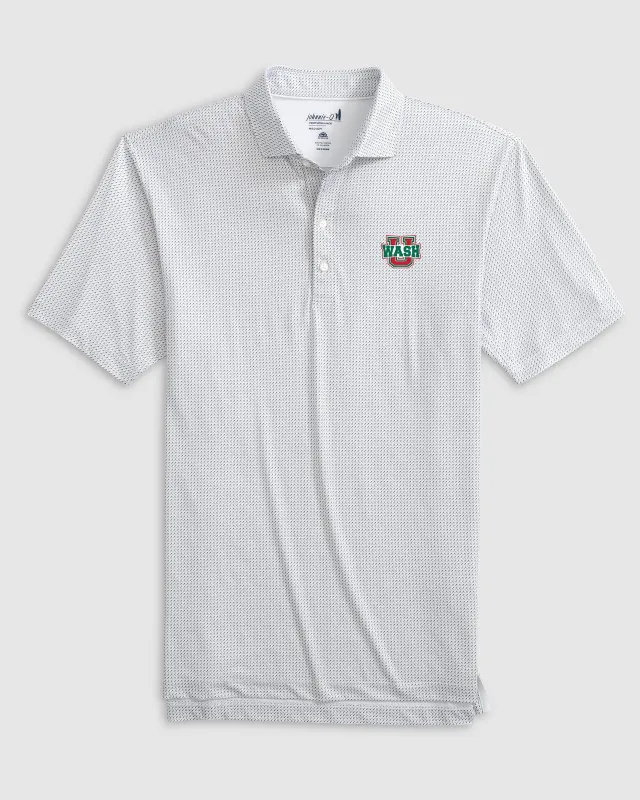 Washington St. Louis Tee Time Printed Performance Jersey Polo sold by Johnnie-O