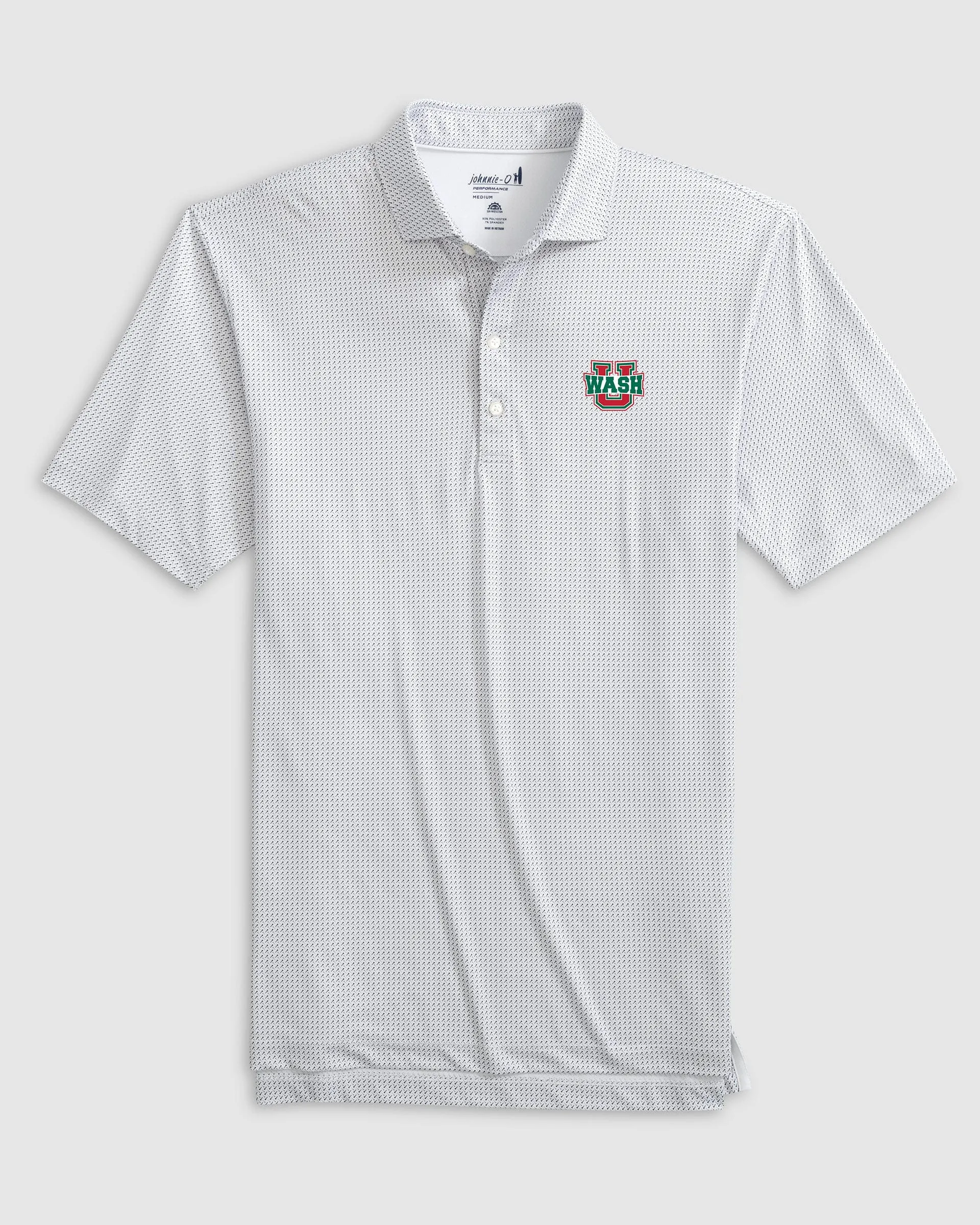 Washington St. Louis Tee Time Printed Performance Jersey Polo sold by Johnnie-O