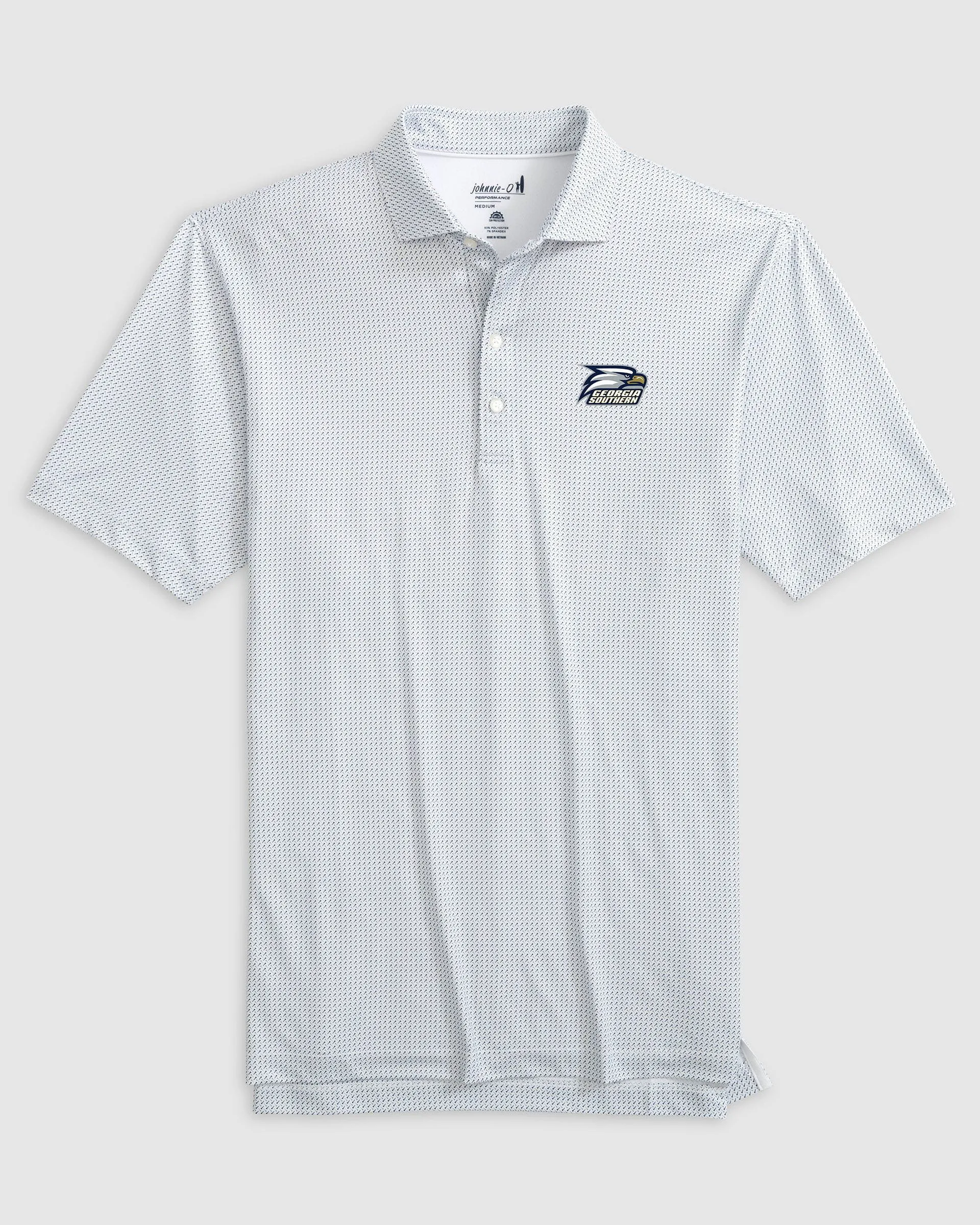 Georgia Southern Tee Time Printed Performance Jersey Polo - Eagle Logo sold by Johnnie-O