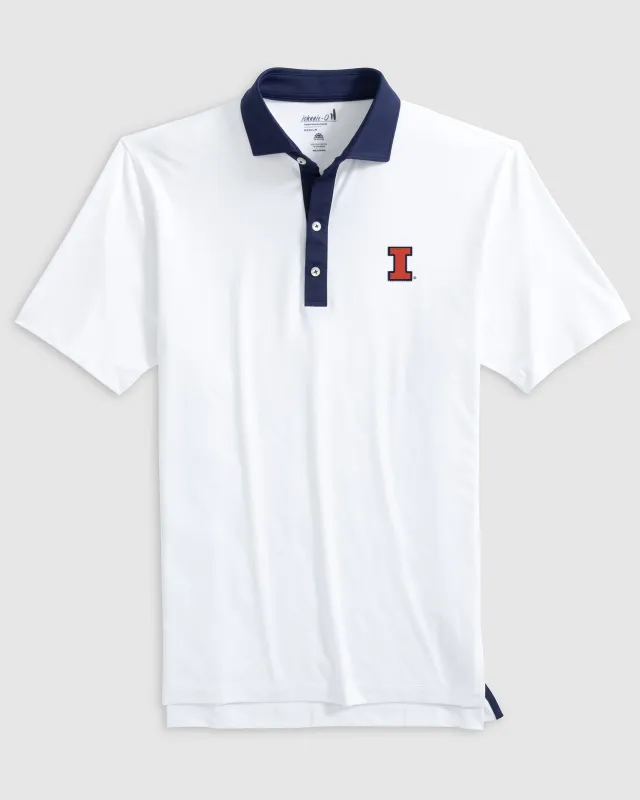 Illinois Ramos Performance Jersey Polo sold by Johnnie-O