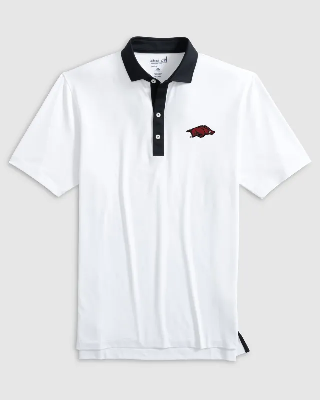 Arkansas Ramos Performance Jersey Polo sold by Johnnie-O