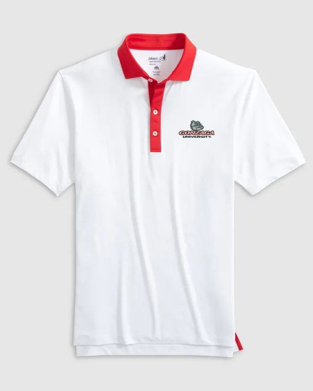 Gonzaga Ramos Performance Jersey Polo - Script Logo sold by Johnnie-O