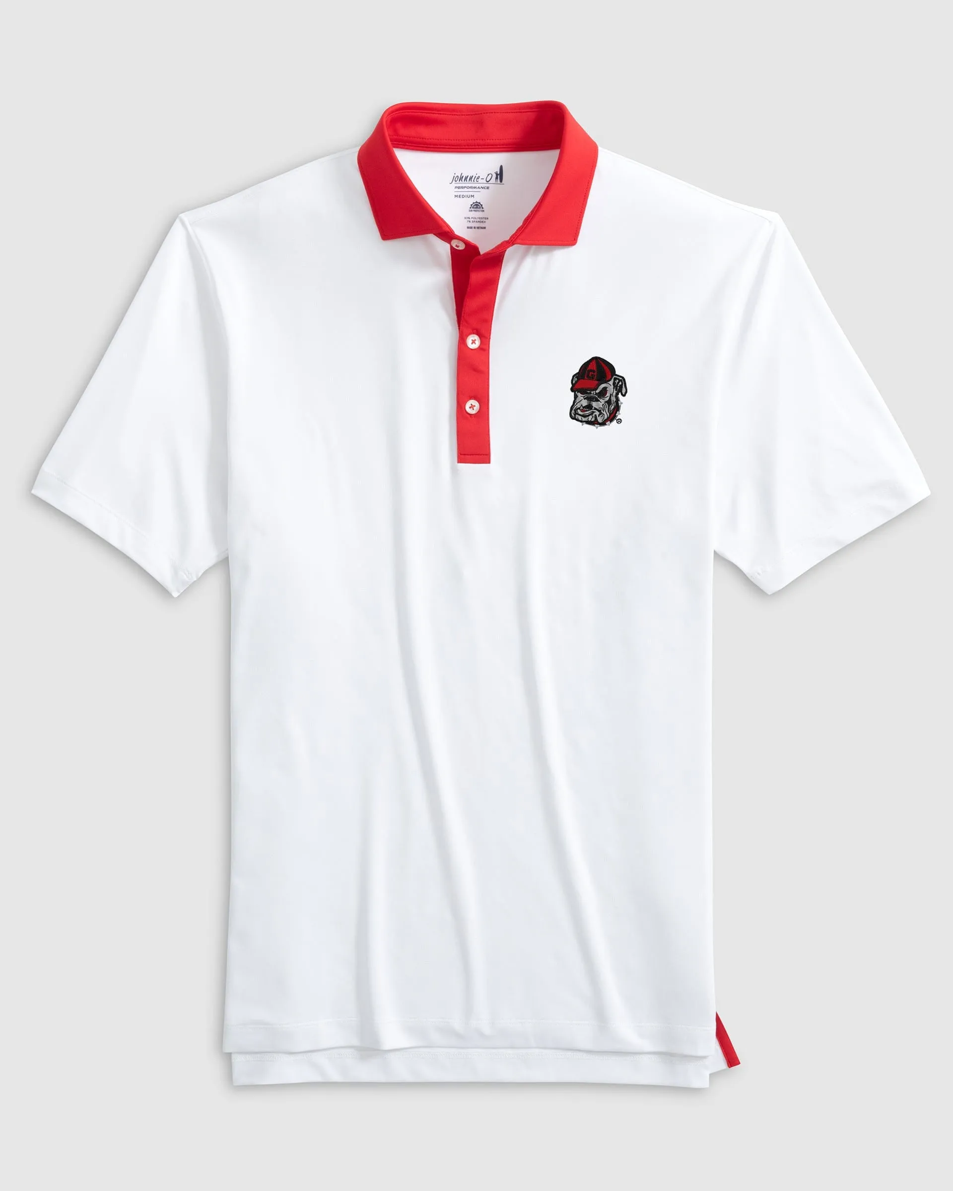 Georgia Ramos Performance Jersey Polo - Bulldog Head Logo sold by Johnnie-O