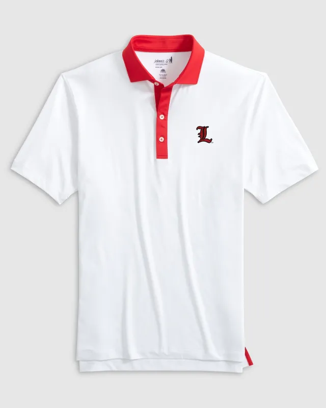 Louisville Ramos Performance Jersey Polo - L Logo sold by Johnnie-O