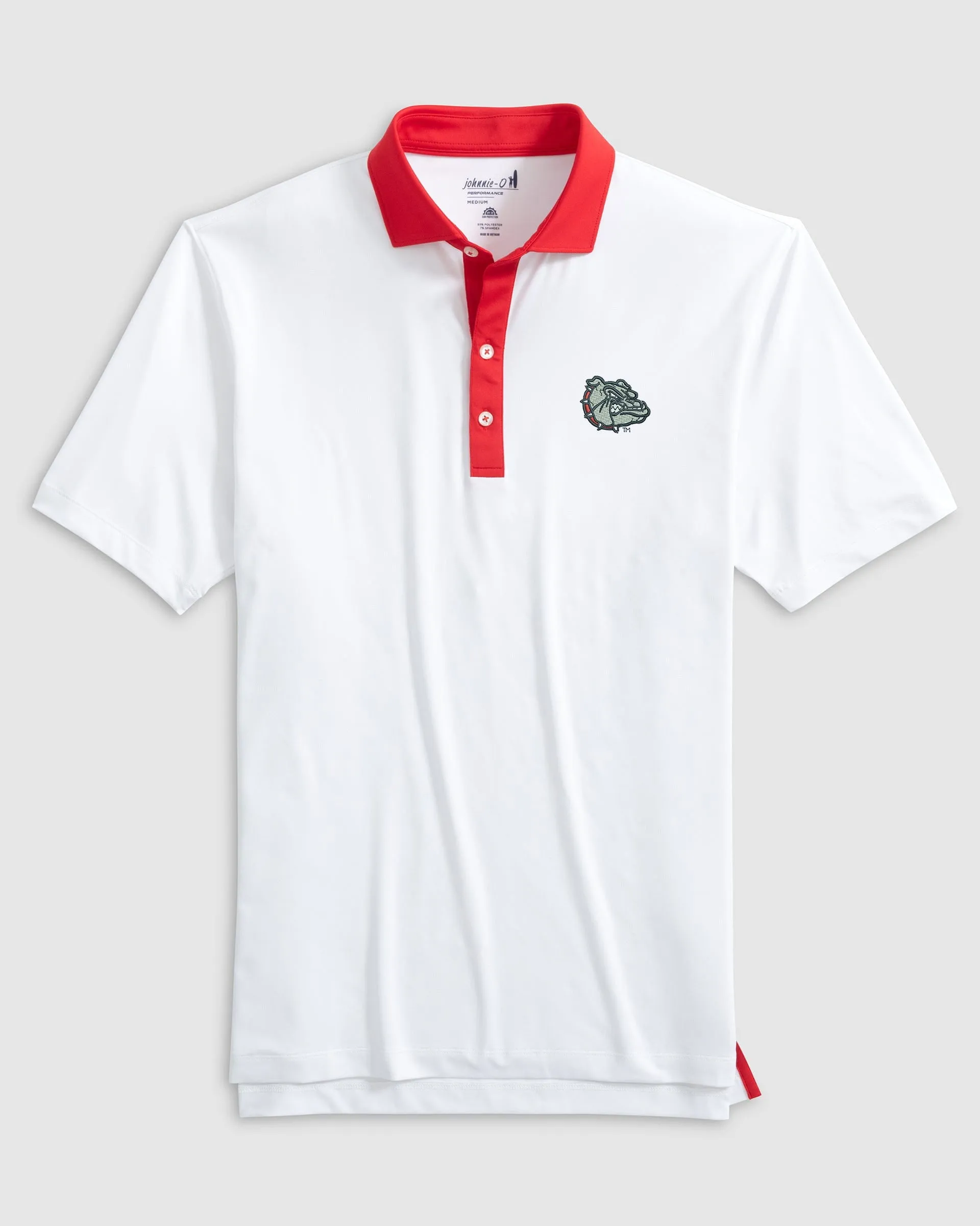 Gonzaga Ramos Performance Jersey Polo sold by Johnnie-O