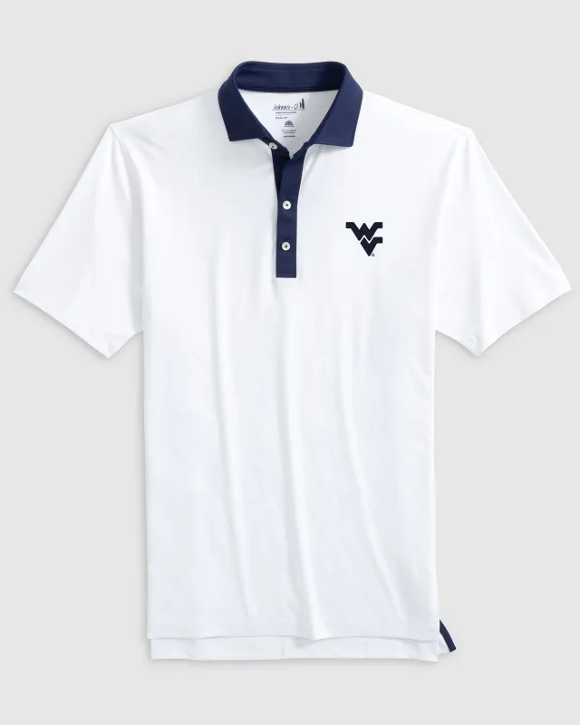 West Virginia Ramos Performance Jersey Polo sold by Johnnie-O