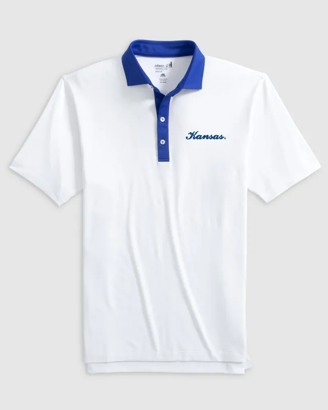 Kansas Ramos Performance Jersey Polo - Script Logo sold by Johnnie-O