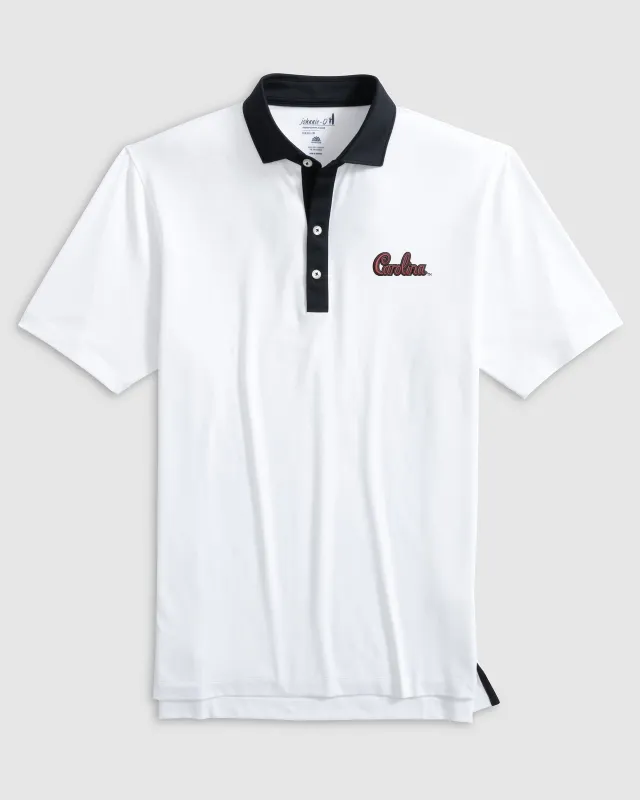 South Carolina Ramos Performance Jersey Polo - Script Logo sold by Johnnie-O