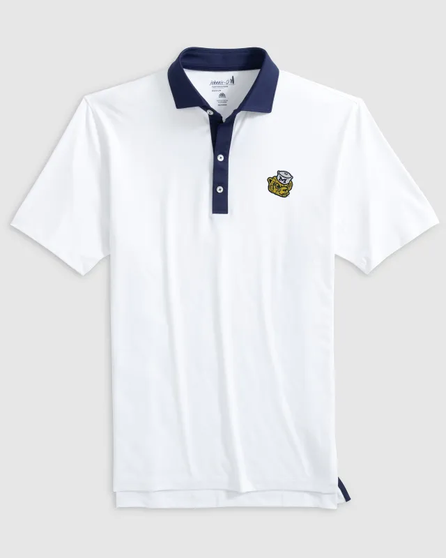 Michigan Ramos Performance Jersey Polo  - Vault Logo sold by Johnnie-O
