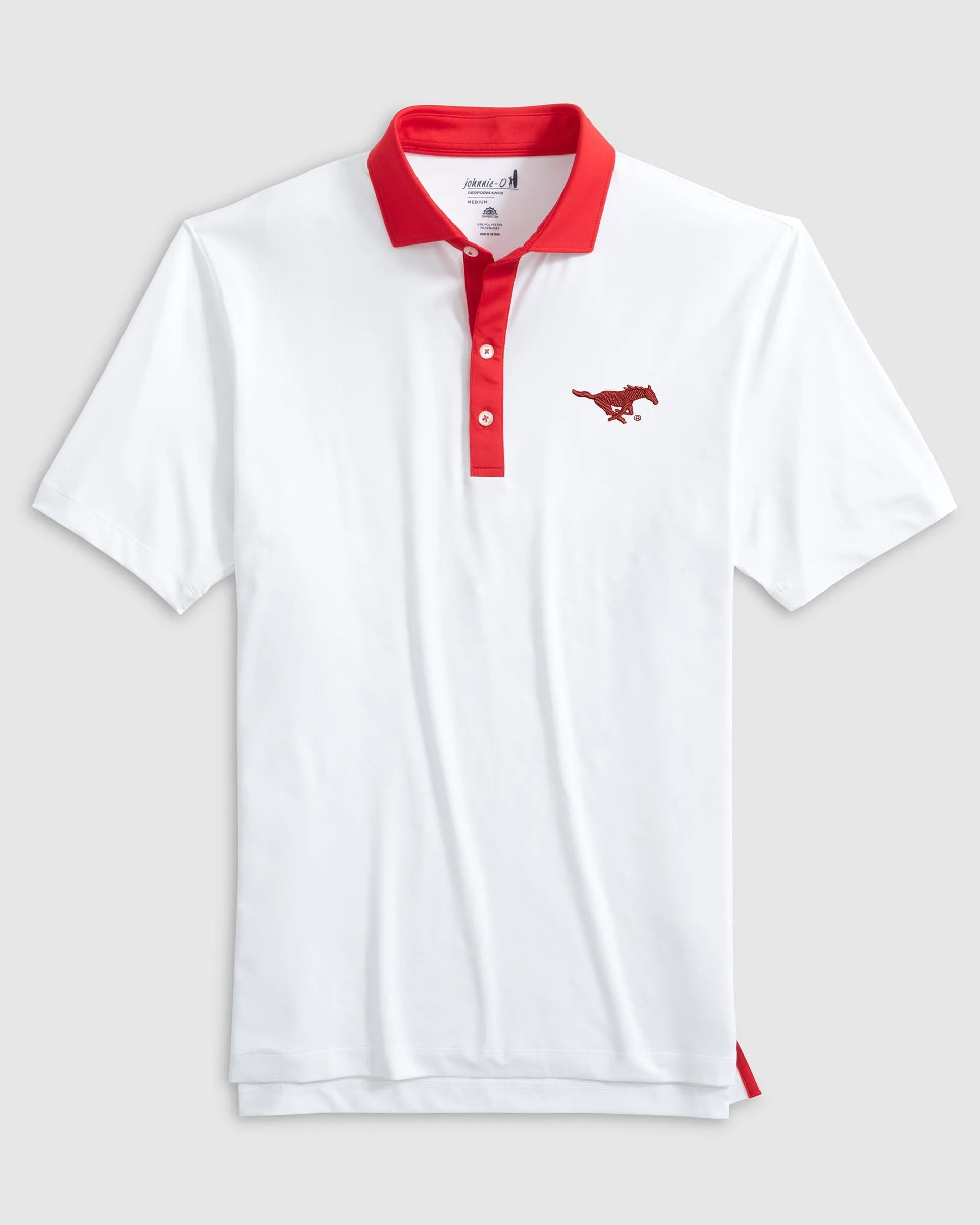 Southern Methodist Ramos Performance Jersey Polo sold by Johnnie-O product image thumbnail 2