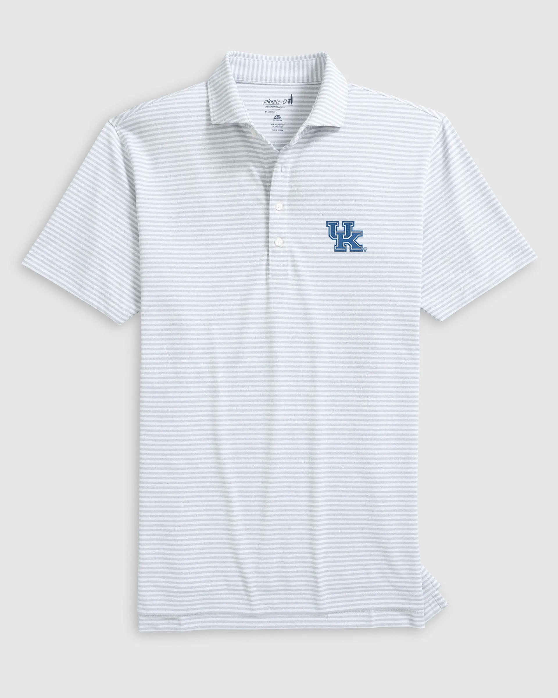 Kentucky Stetsons Striped Performance Mesh Polo sold by Johnnie-O product image thumbnail 3
