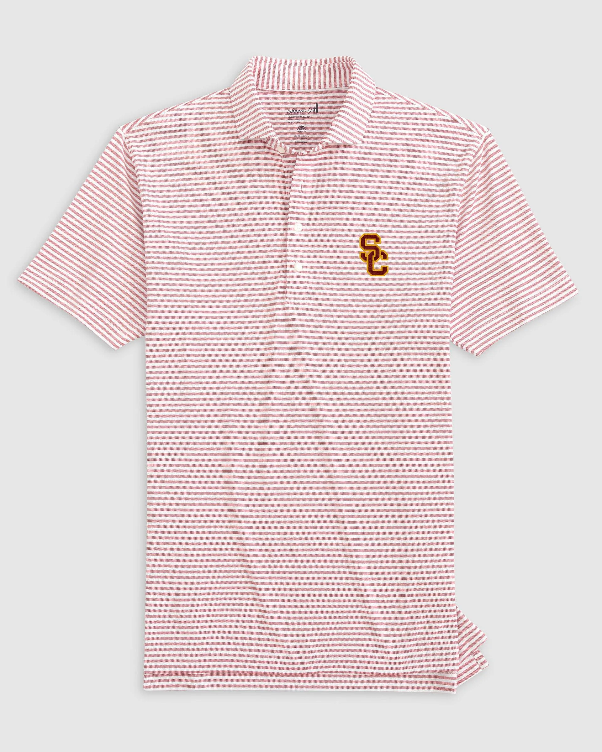 Southern California Stetsons Striped Performance Mesh Polo sold by Johnnie-O product image thumbnail 5