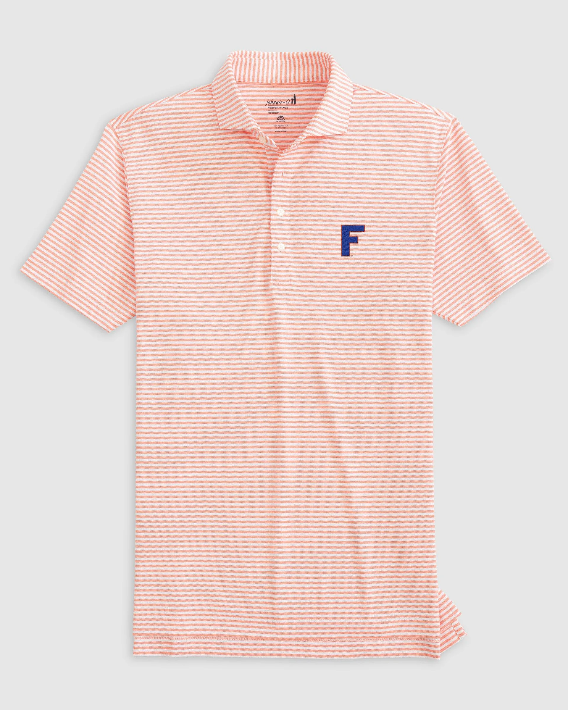 Florida Stetsons Striped Performance Mesh Polo - Vault Logo sold by Johnnie-O product image thumbnail 2