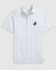 Florida Stetsons Striped Performance Mesh Polo - Vault Logo sold by Johnnie-O