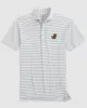 Florida Stetsons Striped Performance Mesh Polo - Vault Logo sold by Johnnie-O