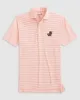 Florida Stetsons Striped Performance Mesh Polo - Vault Logo sold by Johnnie-O
