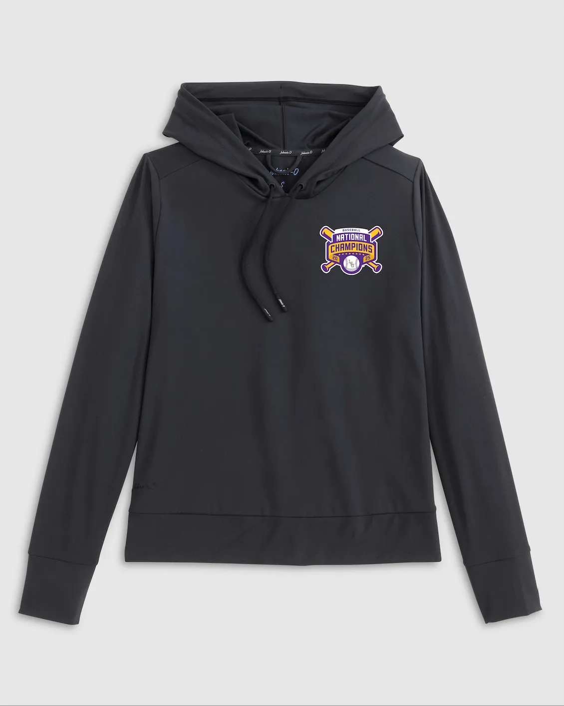 Women's Louisiana State Nalla Performance Hoodie - College World Series Championship Logo sold by Johnnie-O