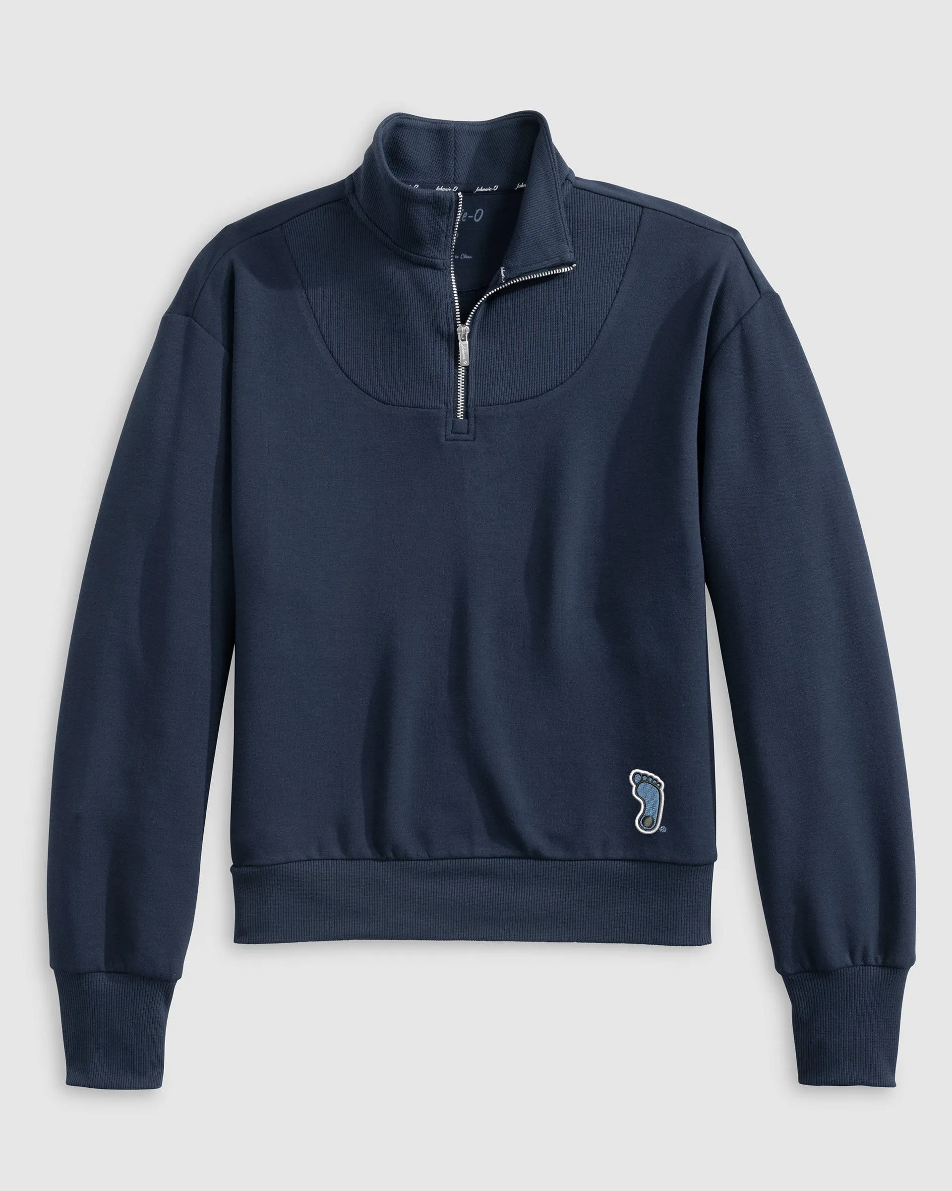 Women's University of North Carolina Naomi Rib Knit 1/4 Zip sold by Johnnie-O product image thumbnail 2