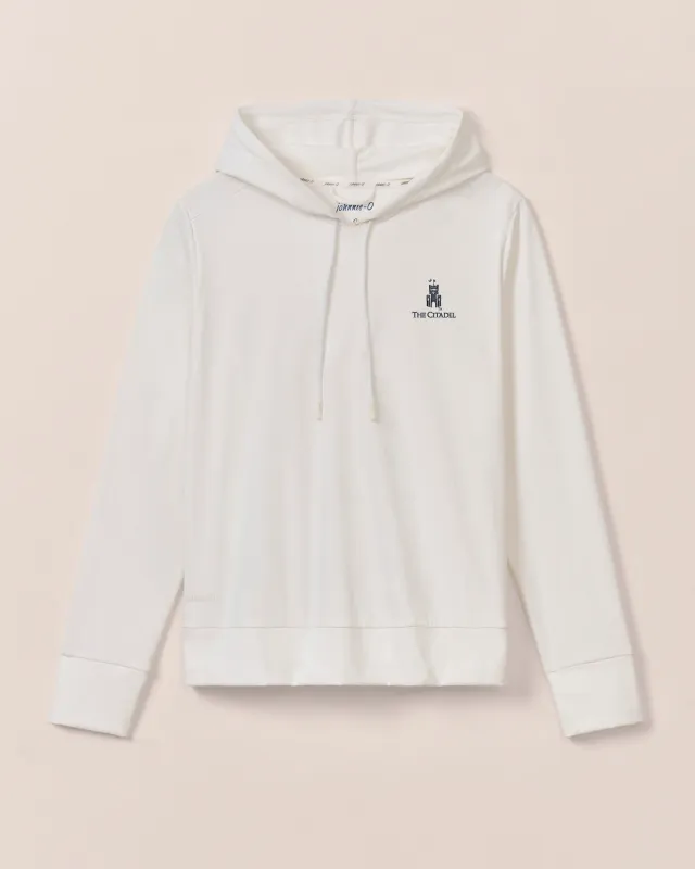Women's The Citadel Nalla Performance Hoodie sold by Johnnie-O