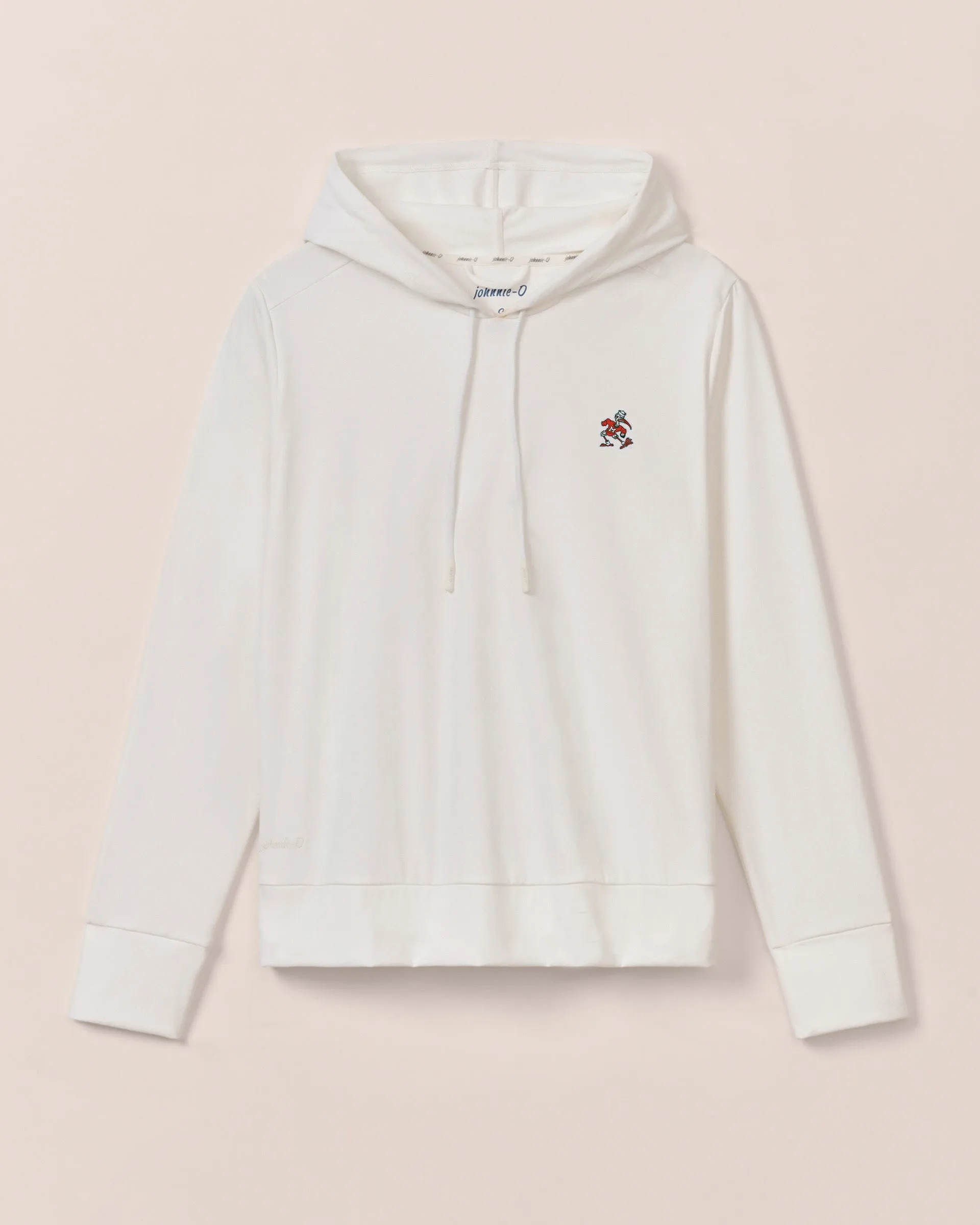 Women's Miami Nalla Performance Hoodie - Vintage Logo sold by Johnnie-O