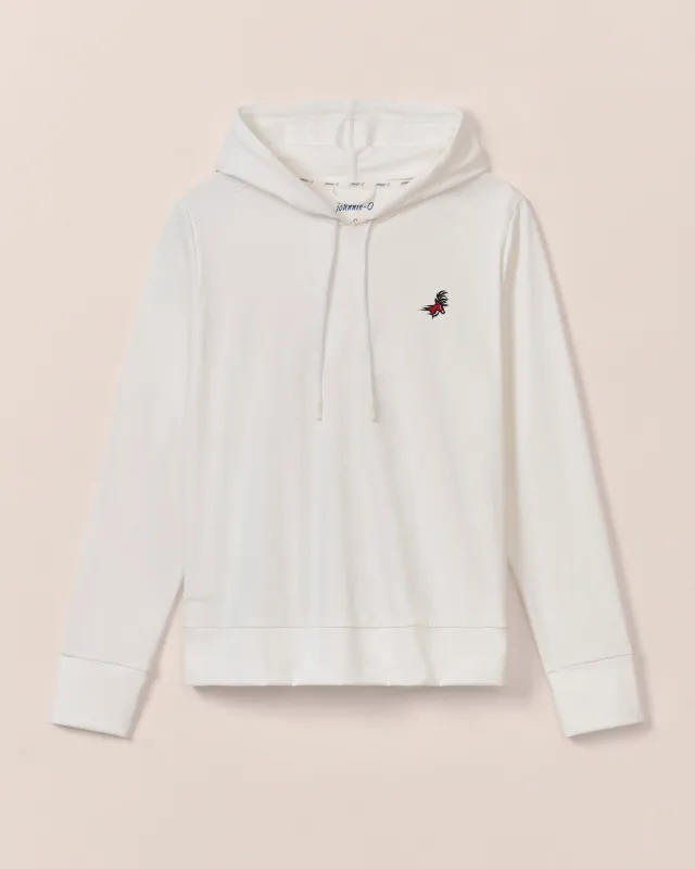 Women's Fairfield Nalla Performance Hoodie - Stag Logo sold by Johnnie-O