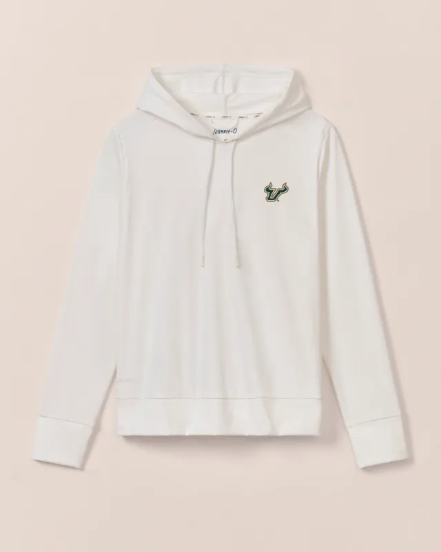 Women's South Florida Nalla Performance Hoodie made by Johnnie-O