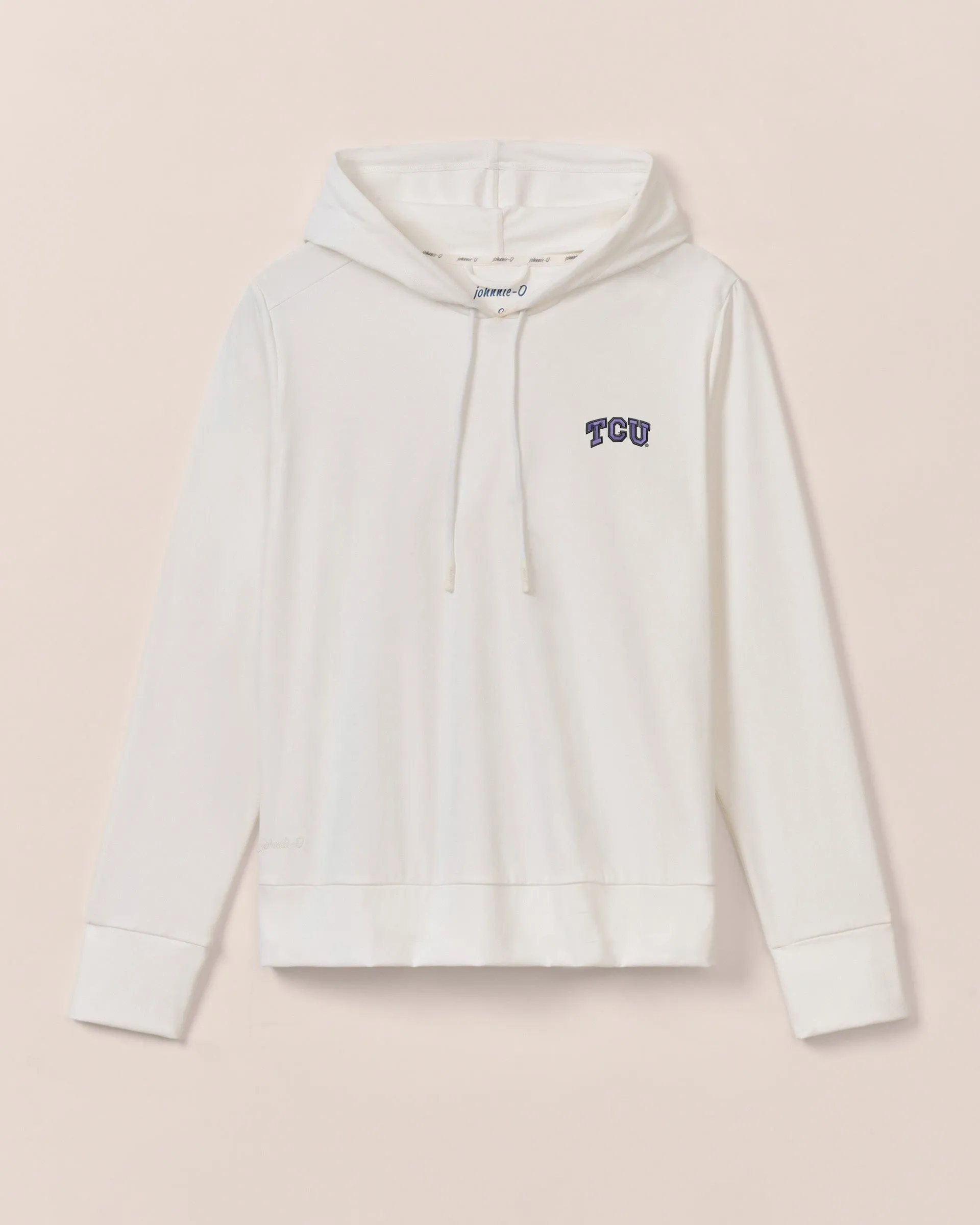 Women's Texas Christian Nalla Performance Hoodie sold by Johnnie-O