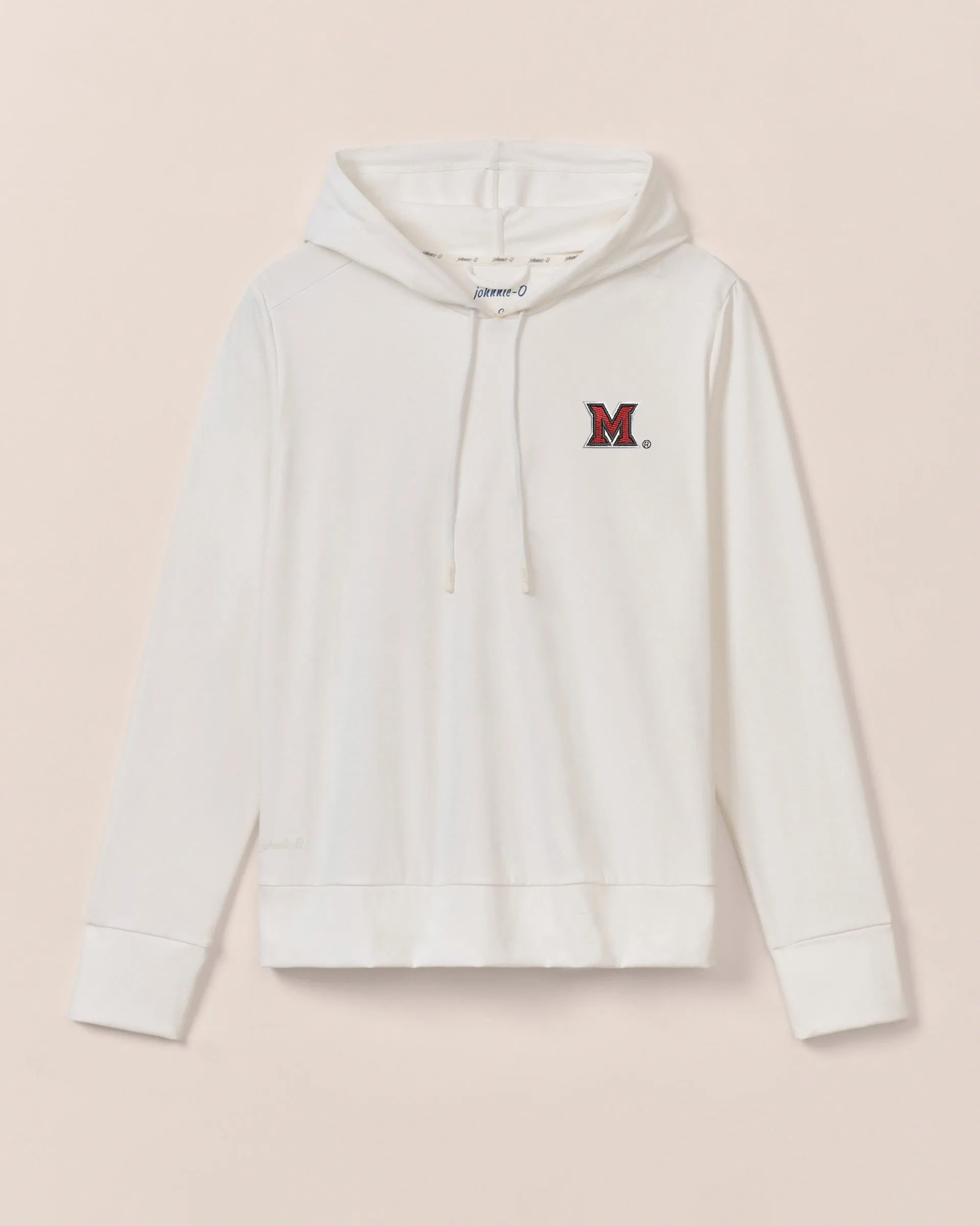 Women's Miami Ohio Nalla Performance Hoodie sold by Johnnie-O