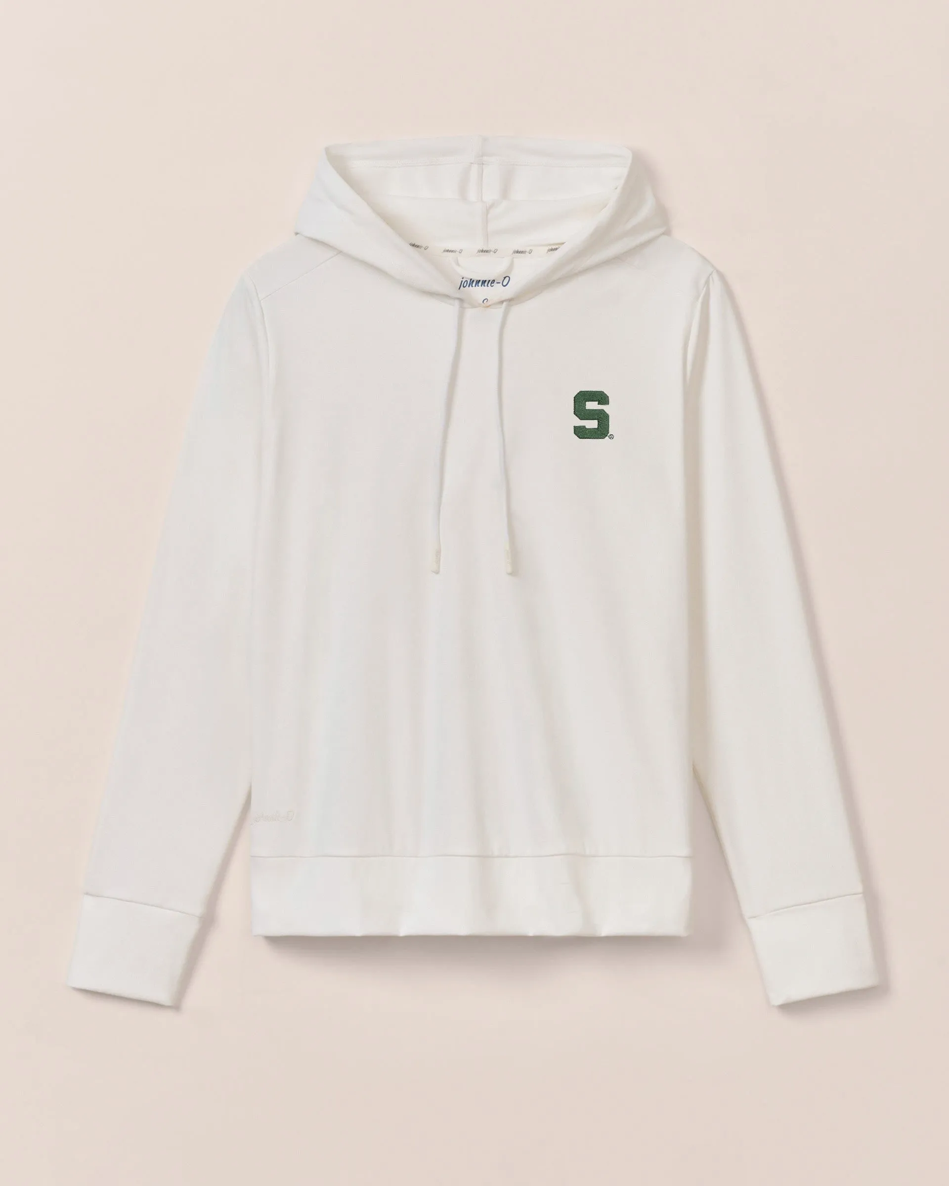 Women's Michigan State Nalla Performance Hoodie - S Logo sold by Johnnie-O