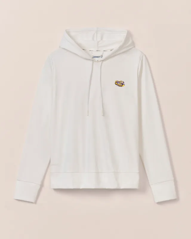 Women's Louisiana State Nalla Performance Hoodie - Tiger Eye Logo sold by Johnnie-O