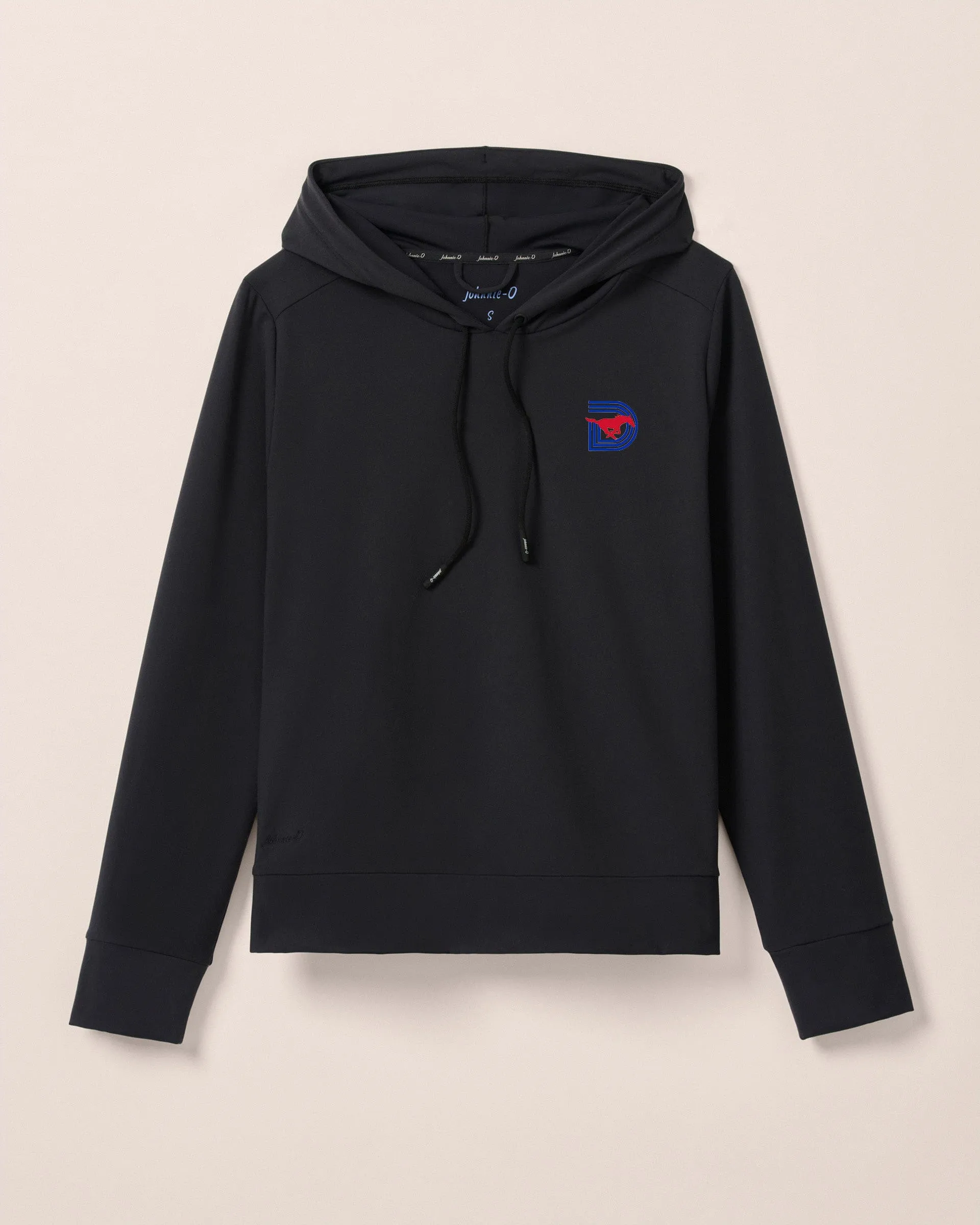 Women's Southern Methodist Nalla Performance Hoodie - Triple D Logo sold by Johnnie-O product image thumbnail 2