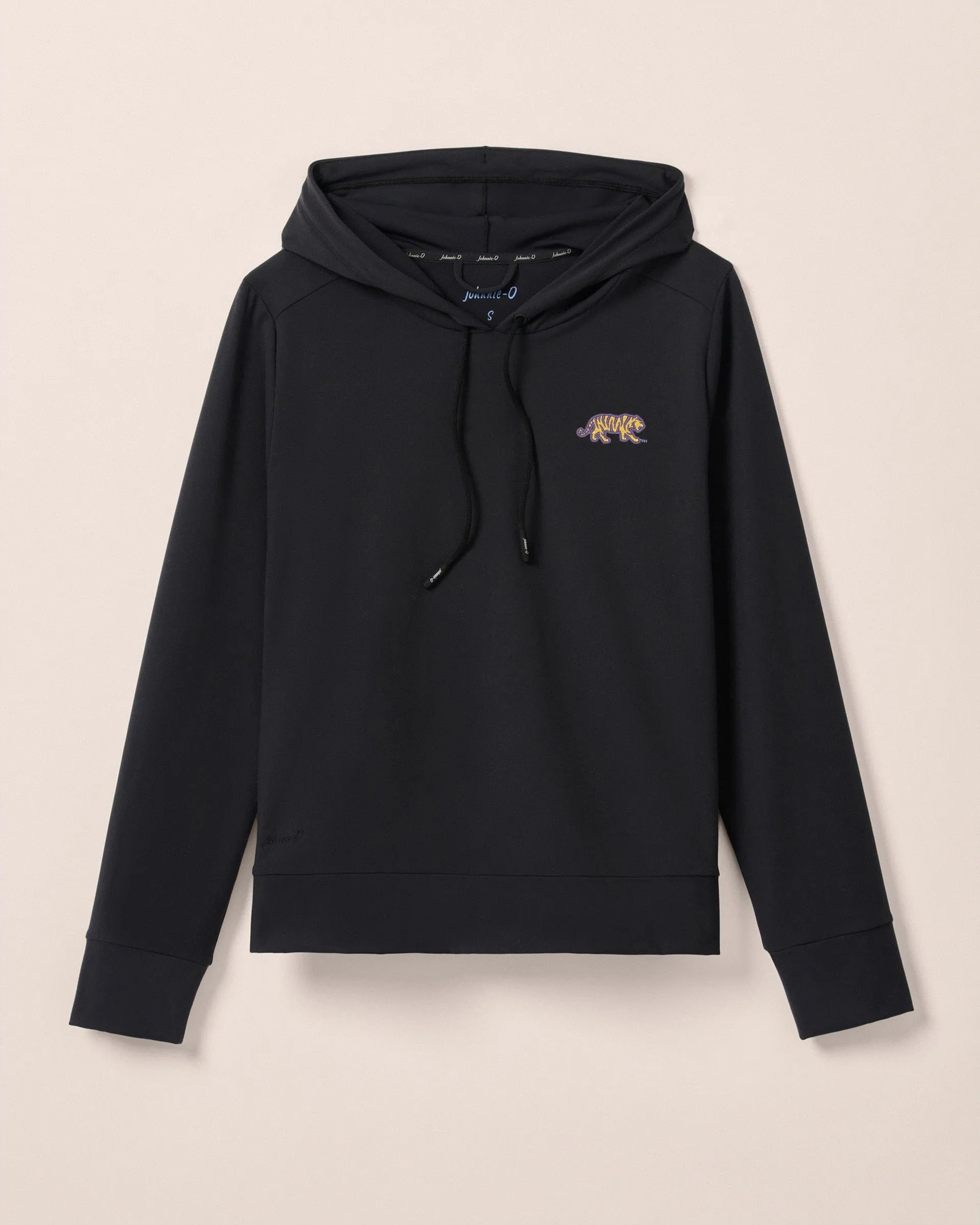 Women's Louisiana State Nalla Performance Hoodie - Mike The Tiger Logo sold by Johnnie-O