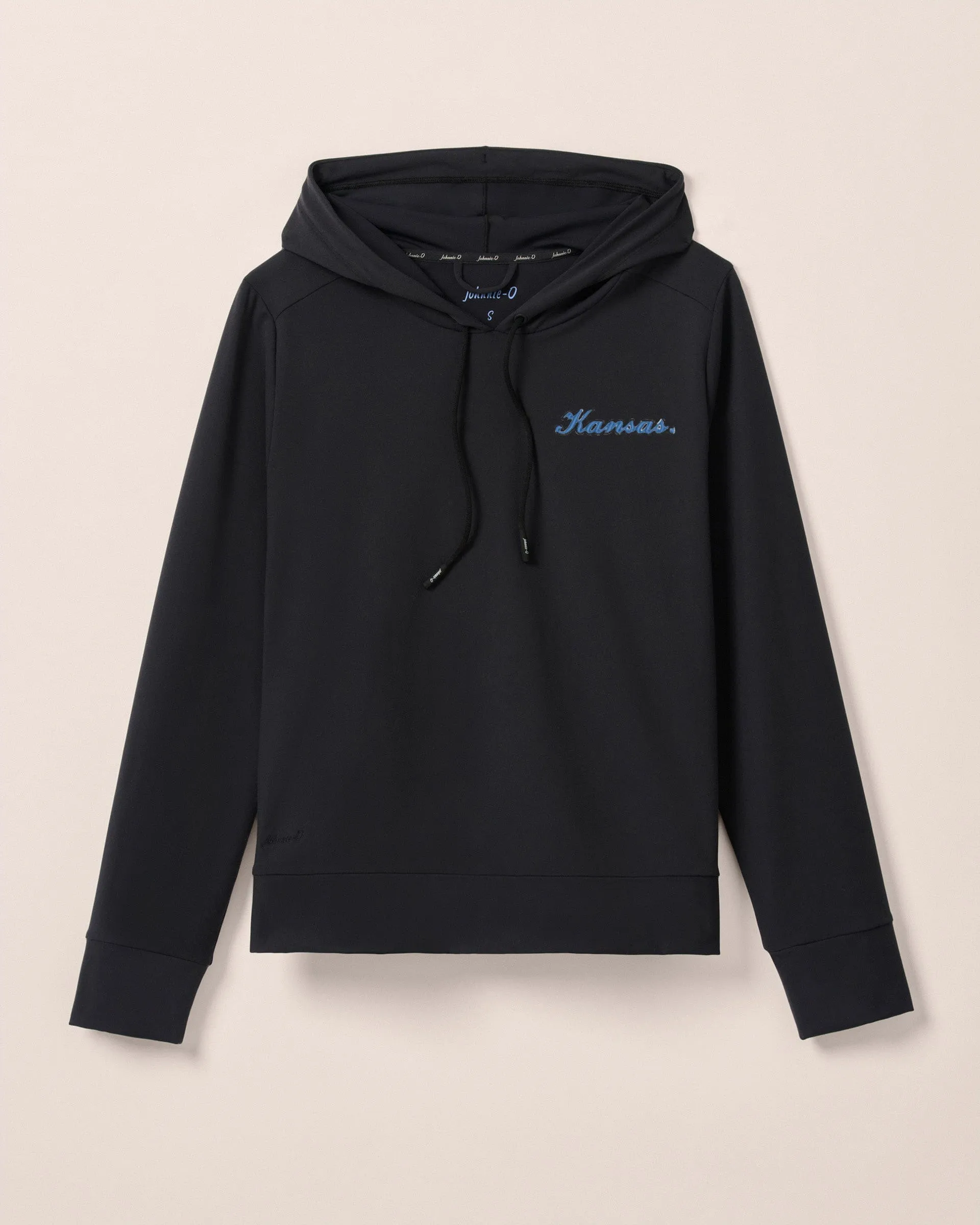 Women's Kansas Nalla Performance Hoodie - Script Logo sold by Johnnie-O product image thumbnail 2