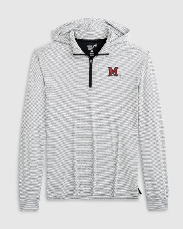 Miami of Ohio Hybrid Performance Hoodie sold by Johnnie-O
