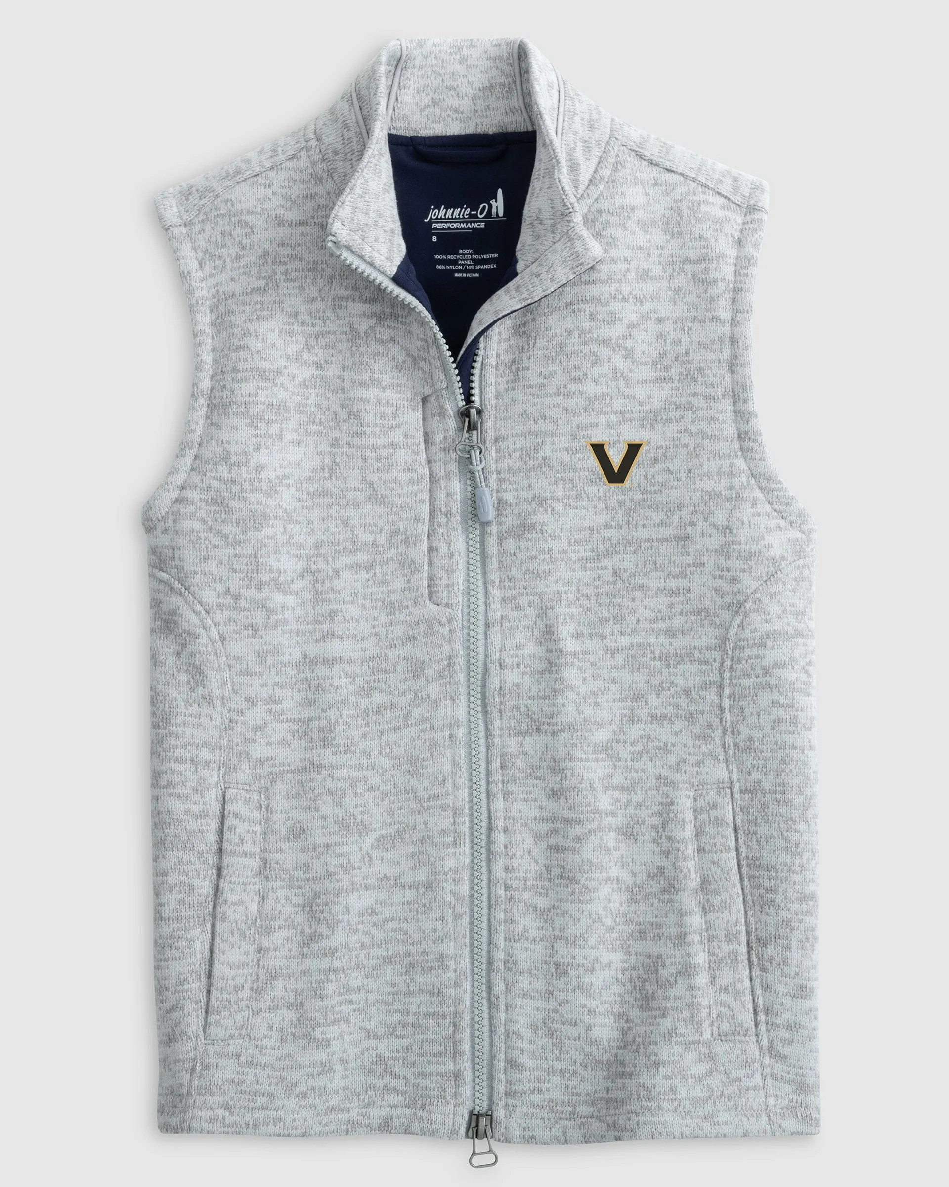 Vanderbilt Denalis Performance Fleece Vest Jr. sold by Johnnie-O