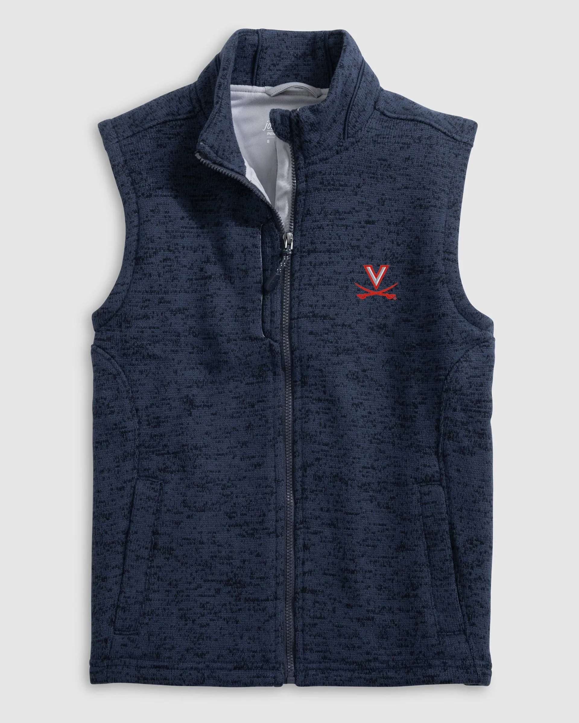 Virginia Denalis Performance Fleece Vest Jr. sold by Johnnie-O