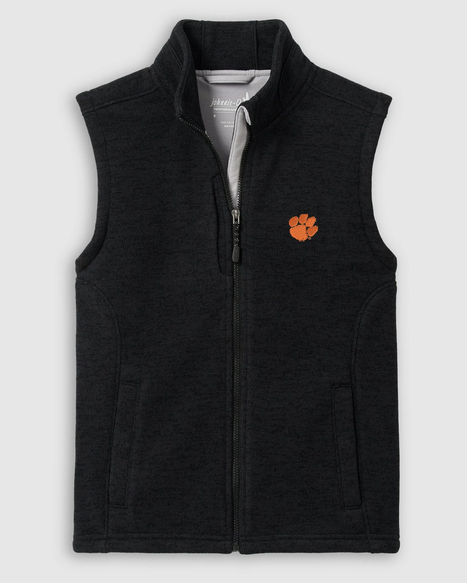 Clemson Denalis Performance Fleece Vest Jr. sold by Johnnie-O product image thumbnail 2