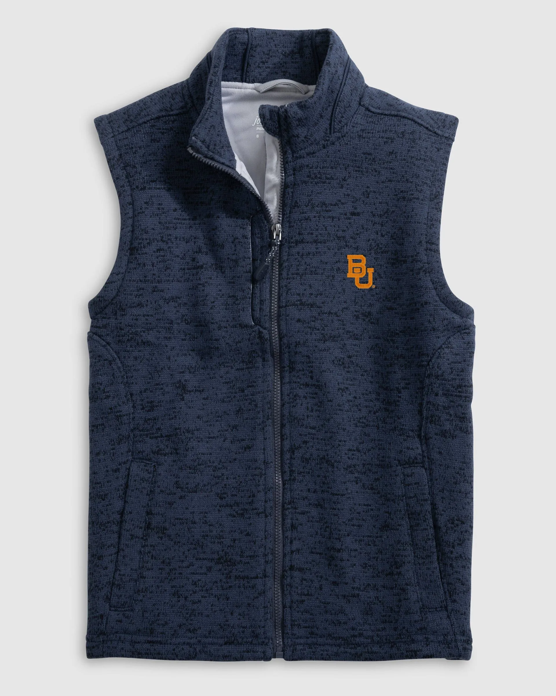 Baylor Denalis Performance Fleece Vest Jr. sold by Johnnie-O