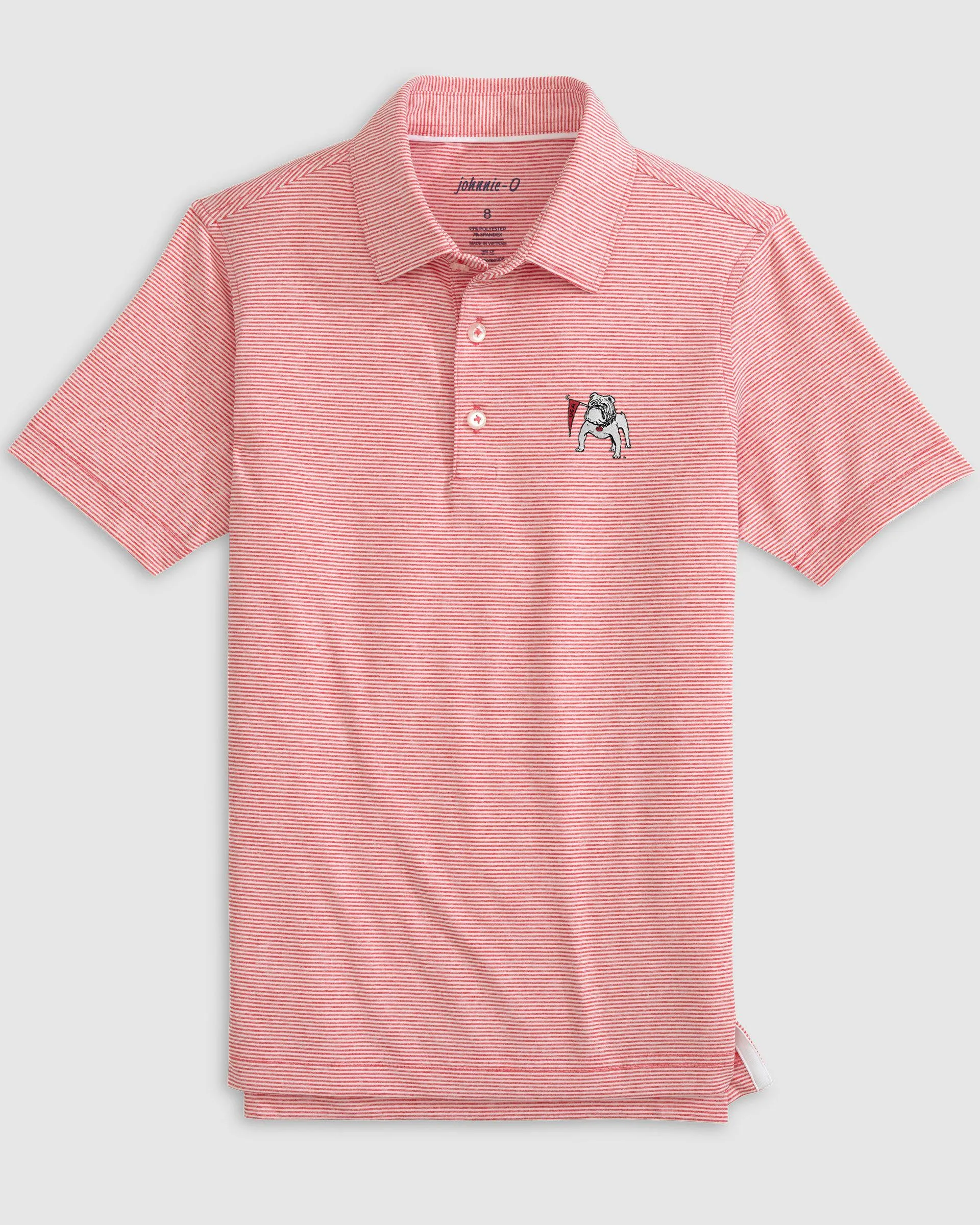 Georgia Lyndonn Jr. Striped Performance Jersey Polo - Vault Logo sold by Johnnie-O product image thumbnail 2