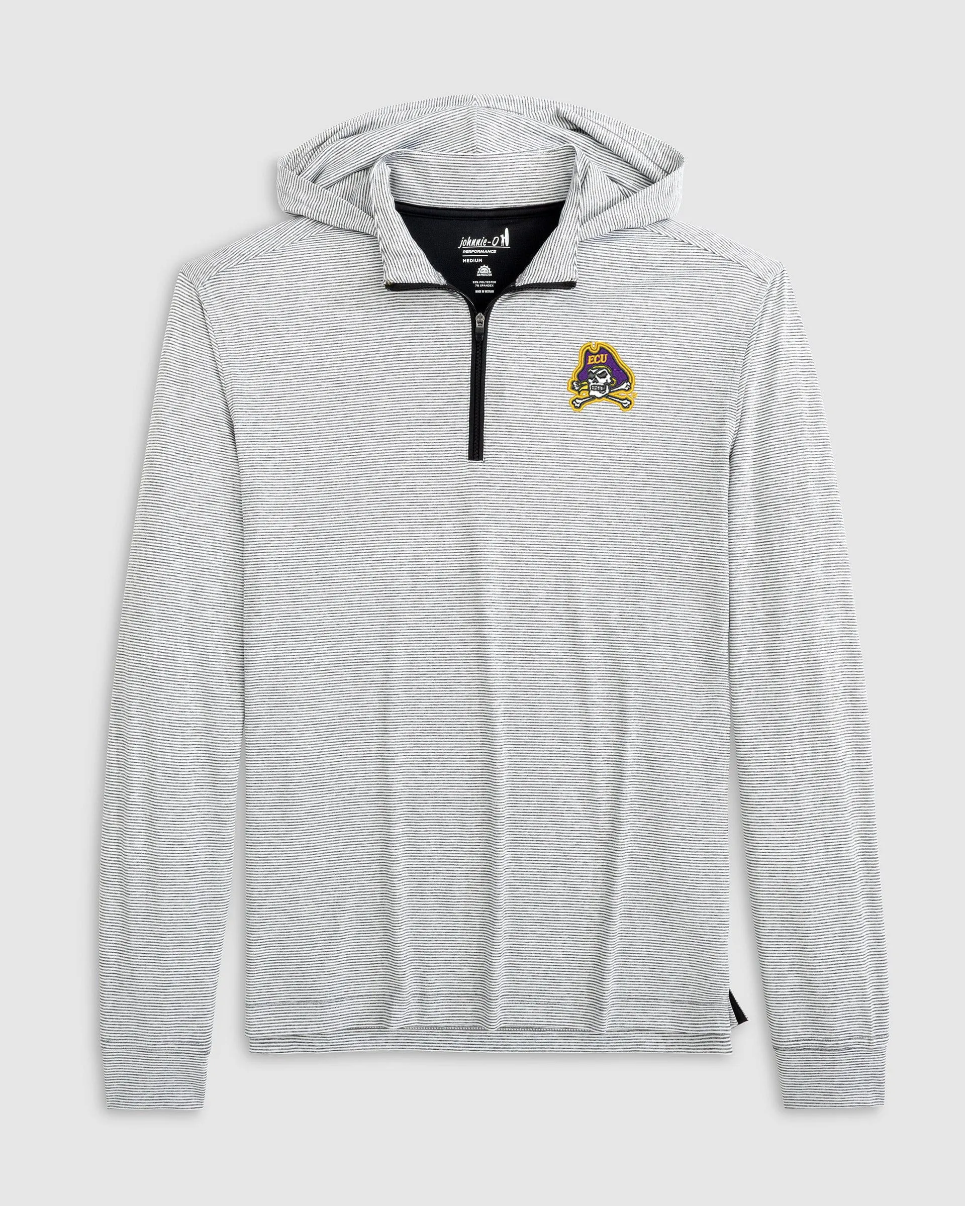 East Carolina Hybrid Performance Hoodie sold by Johnnie-O
