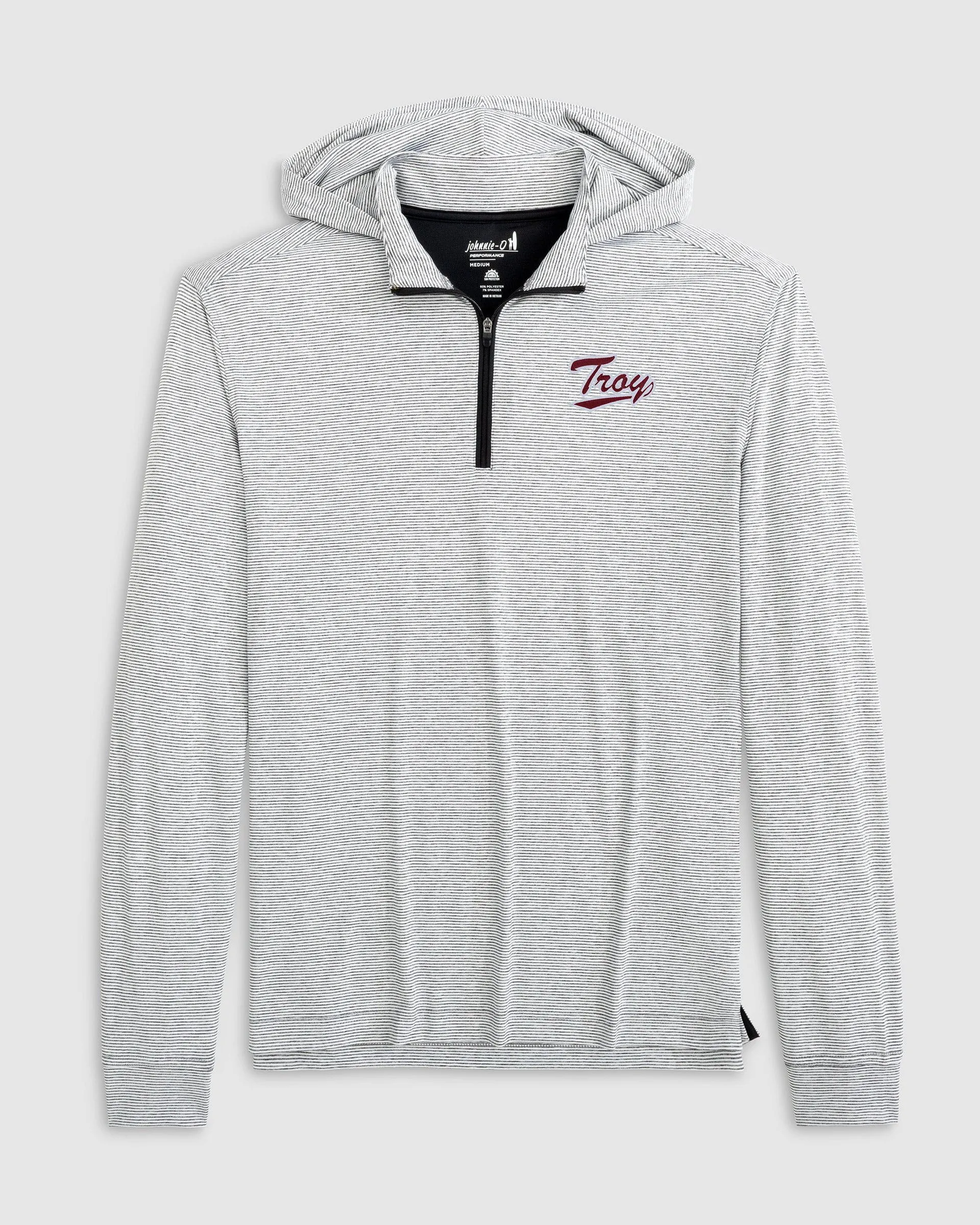 Troy Hybrid Performance Hoodie - Script Logo sold by Johnnie-O