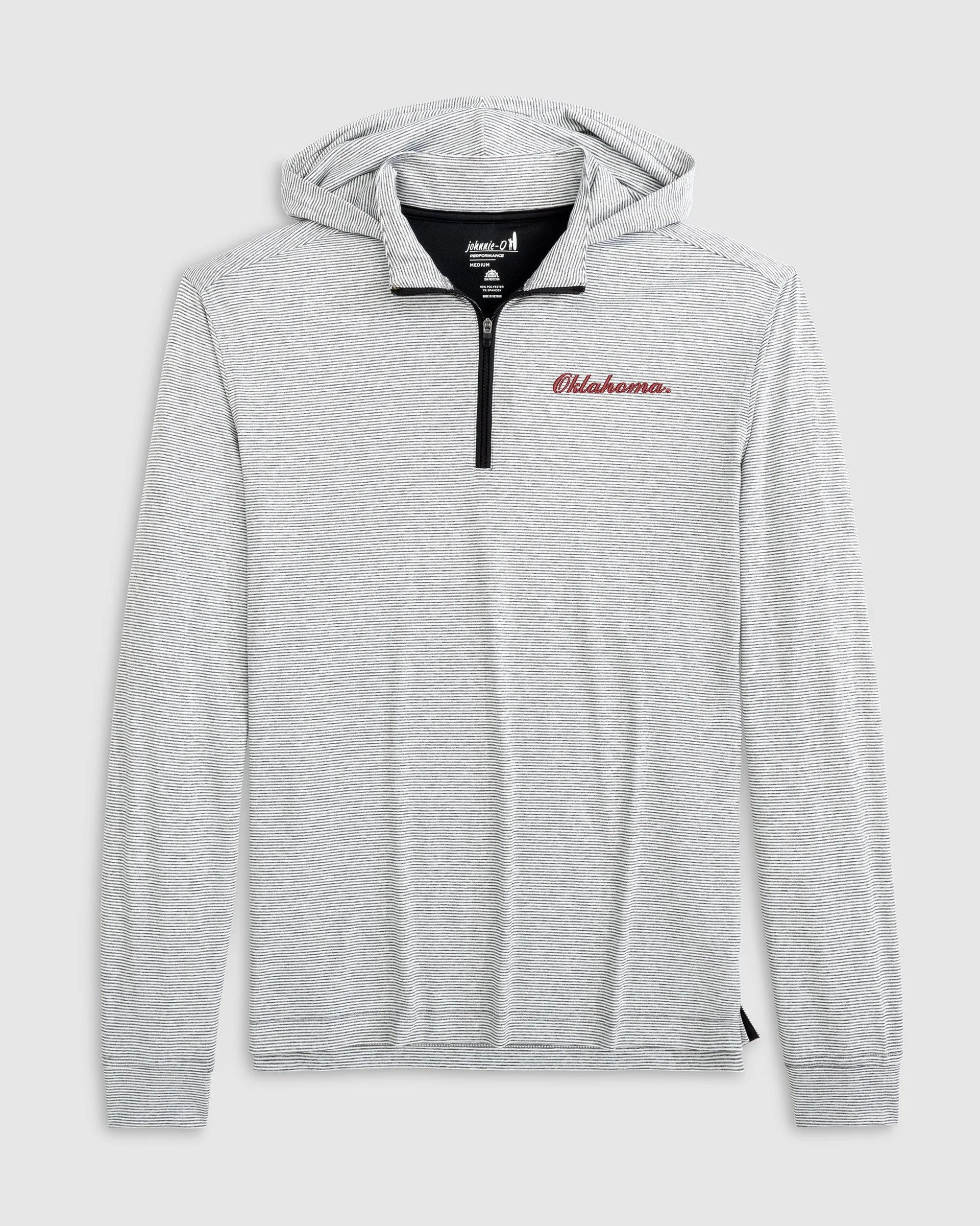 Oklahoma Hybrid Performance Hoodie - Script Logo sold by Johnnie-O