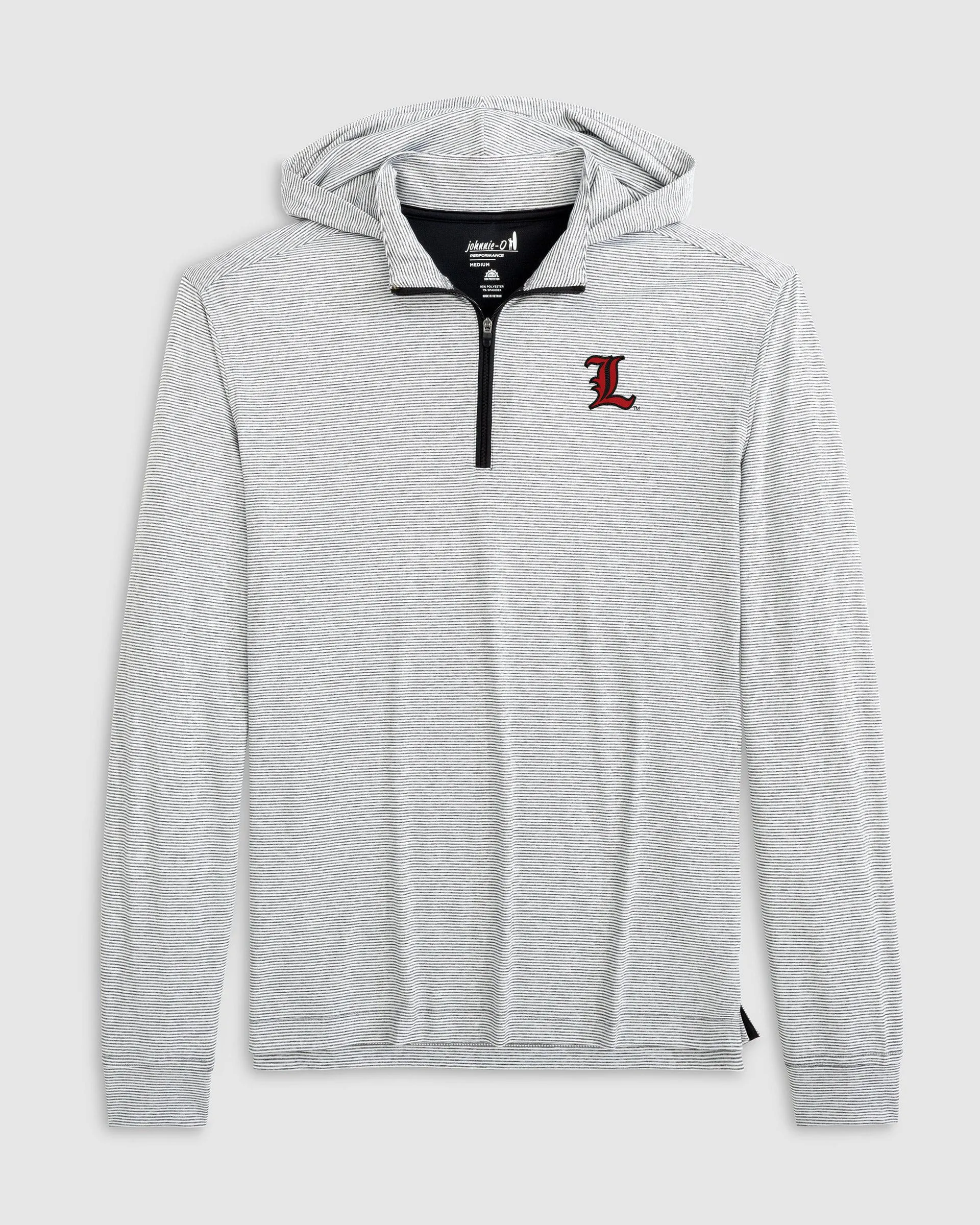 Louisville Hybrid Performance Hoodie - L Logo sold by Johnnie-O