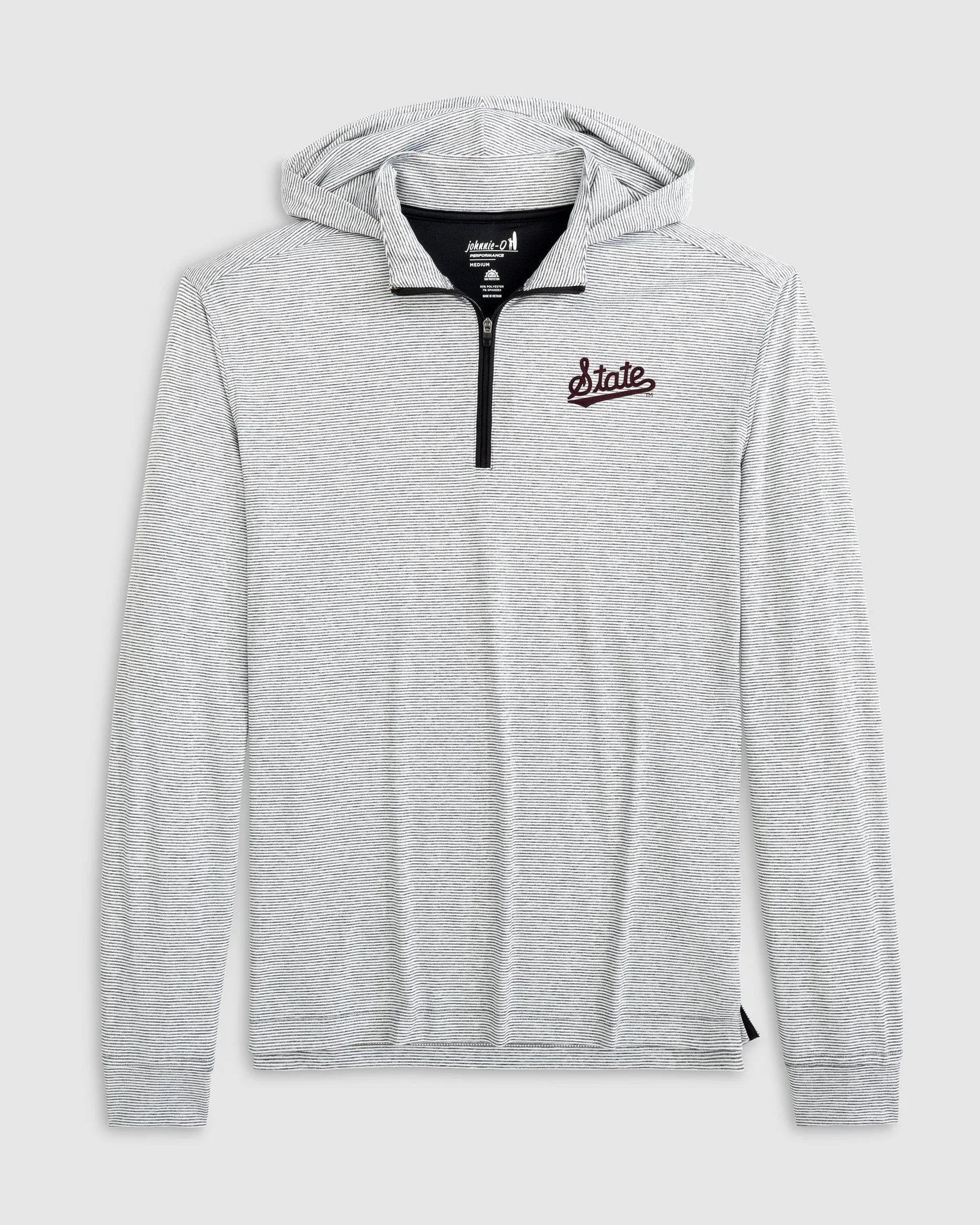Mississippi State Hybrid Performance Hoodie - Script Logo sold by Johnnie-O