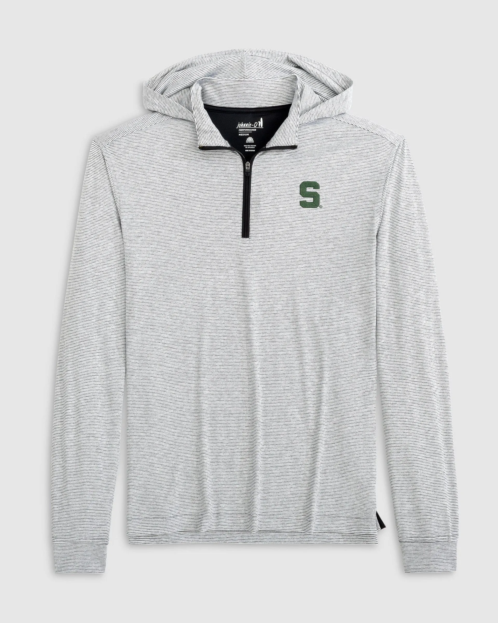 Michigan State Hybrid Performance Hoodie - S Logo sold by Johnnie-O