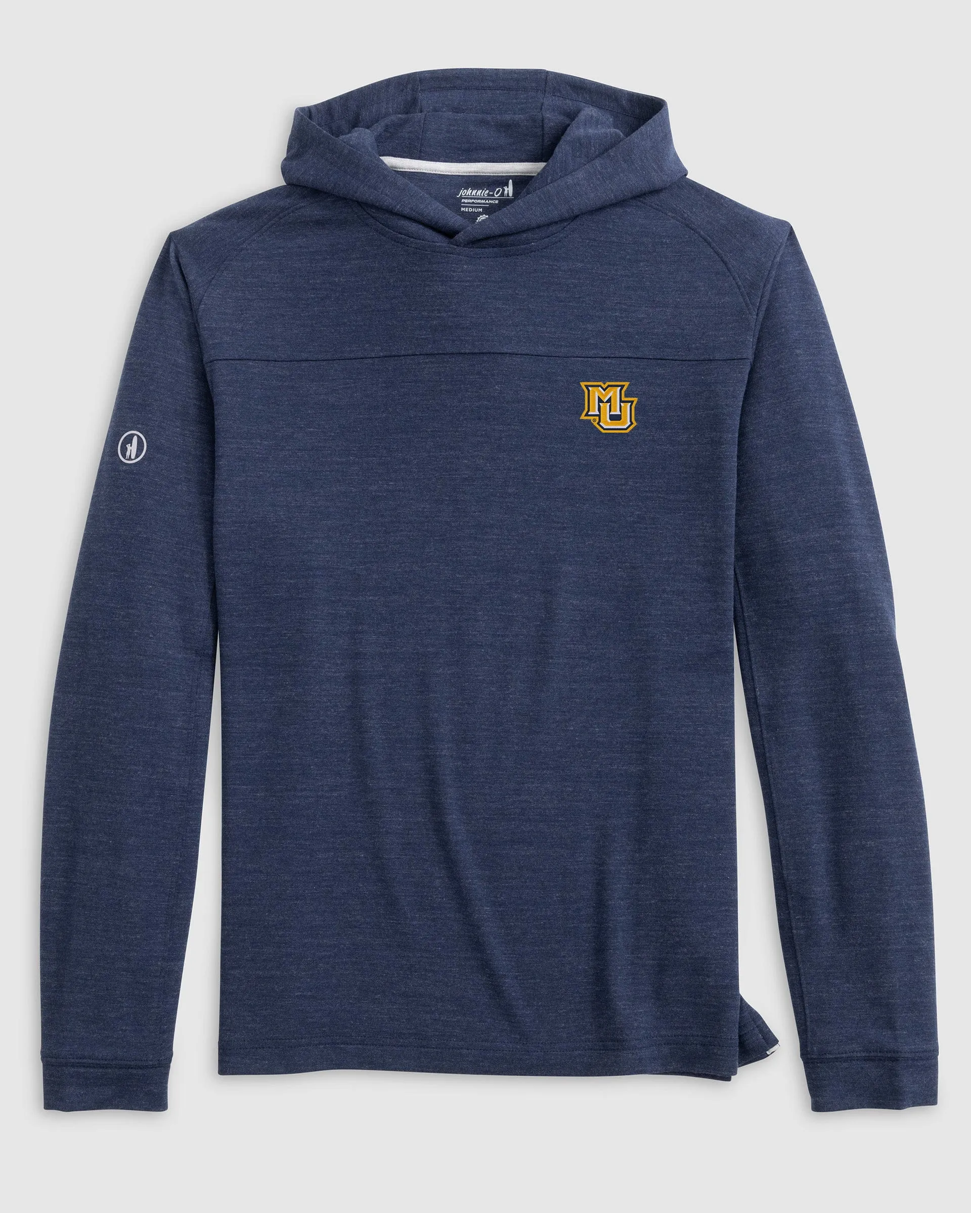 Marquette Remmy Lightweight Performance Hoodie sold by Johnnie-O