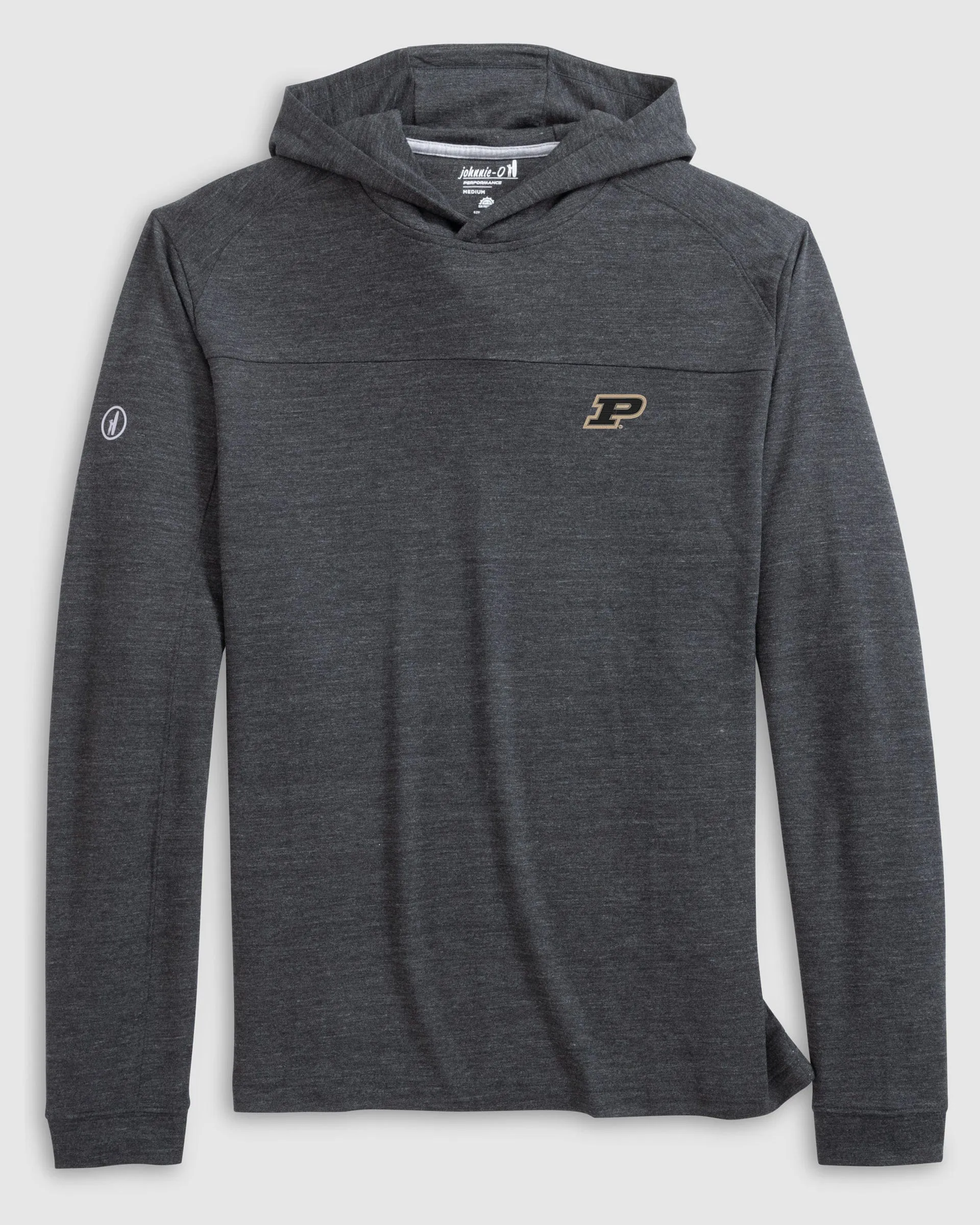 Purdue Remmy Midweight Performance Hoodie sold by Johnnie-O