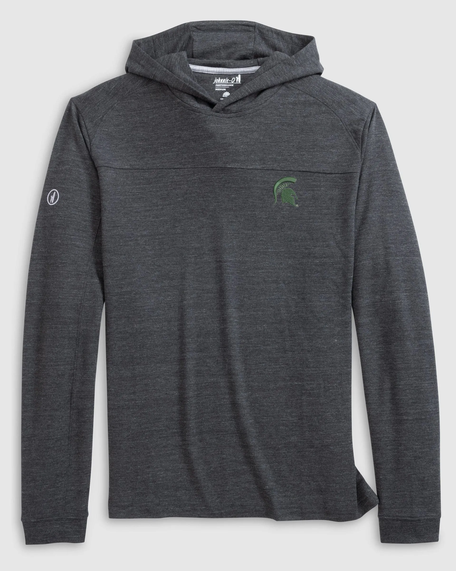 Michigan State Remmy Lightweight Performance Hoodie sold by Johnnie-O