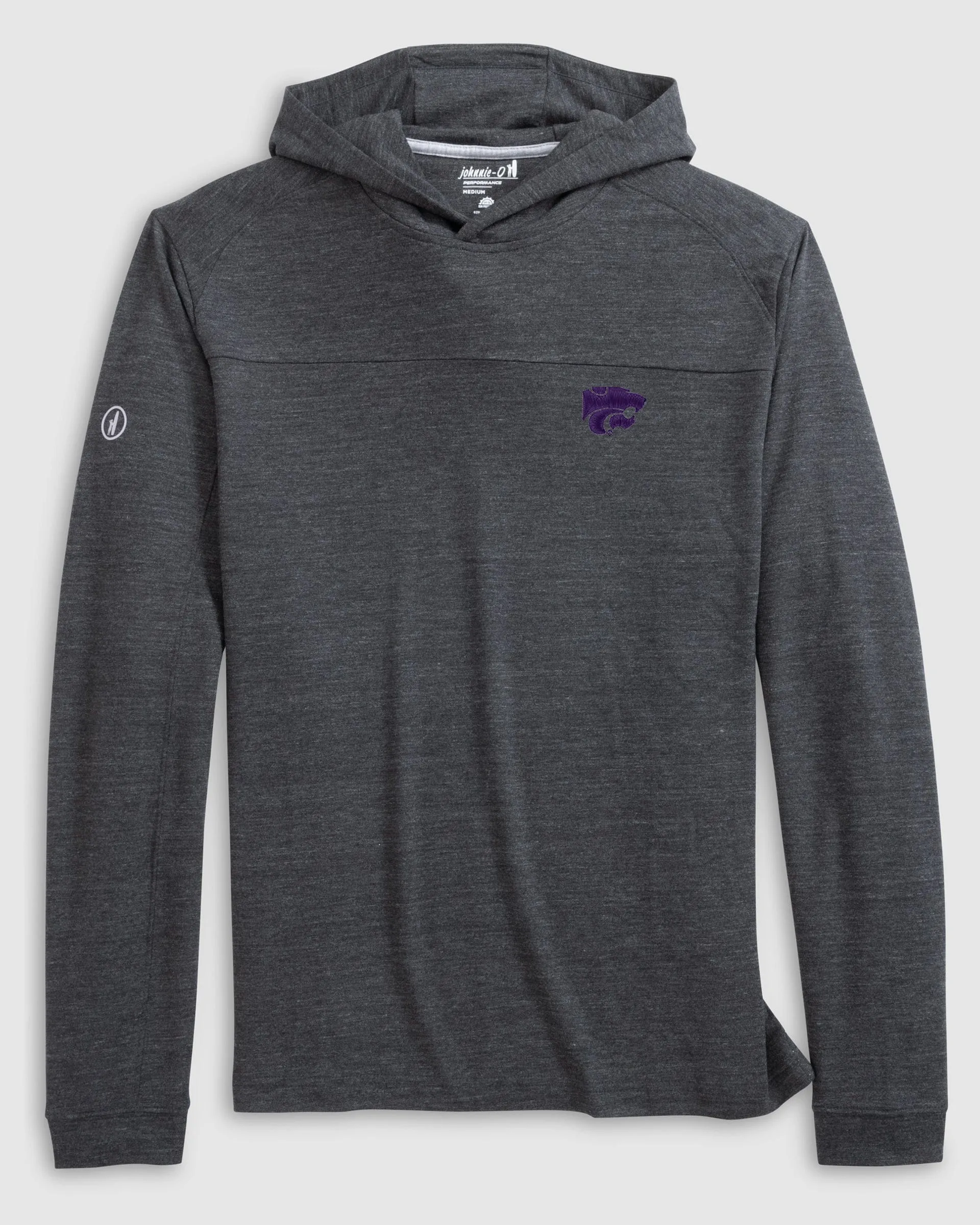 Kansas State Remmy Midweight Performance Hoodie sold by Johnnie-O